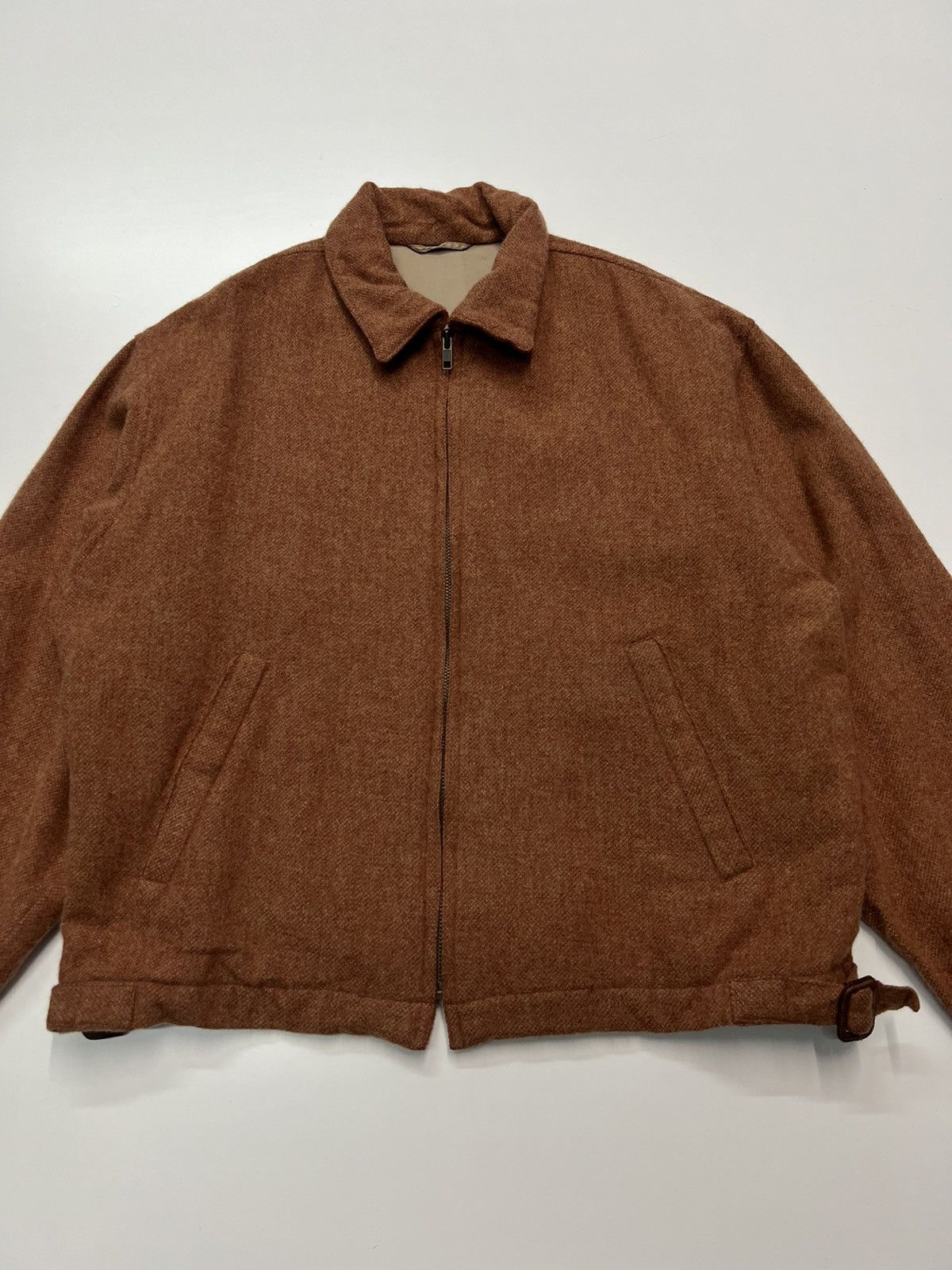 Vintage 🔥VINTAGE WEST THE AUTHENTIC STYLE WOOL ZIPPER JACKET Size US M / EU 48-50 / 2 - 4 Thumbnail