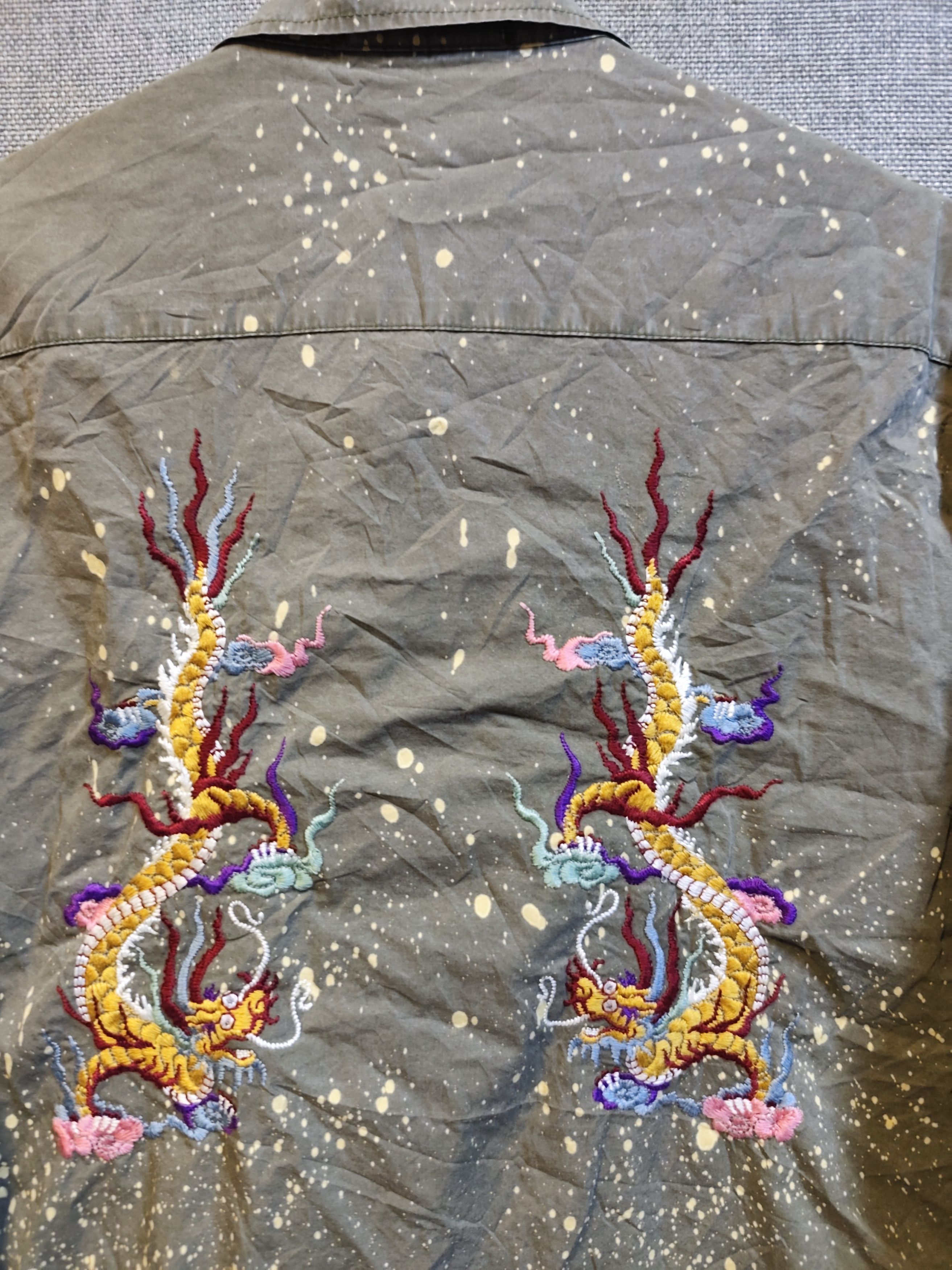 Sasquatchfabrix ​SS11 Sasquatchfabrix "Zen Anarchy" Dragon Splatter Jacket Size US M / EU 48-50 / 2 - 3 Thumbnail
