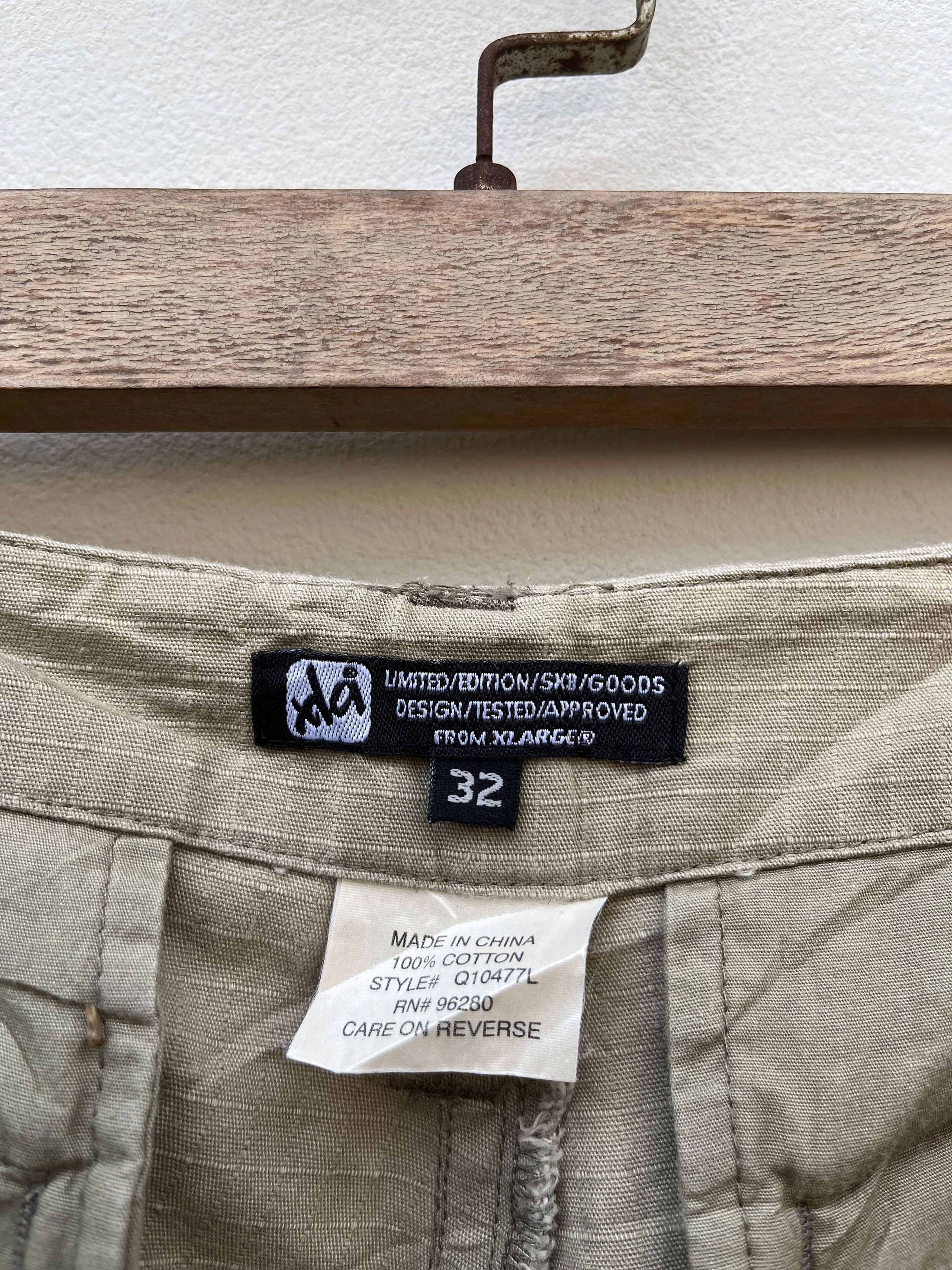 X-LARGE Limited Edition X Large Sk8 Goods Military Army Grid Cargo Size US 32 / EU 48 - 4 Thumbnail
