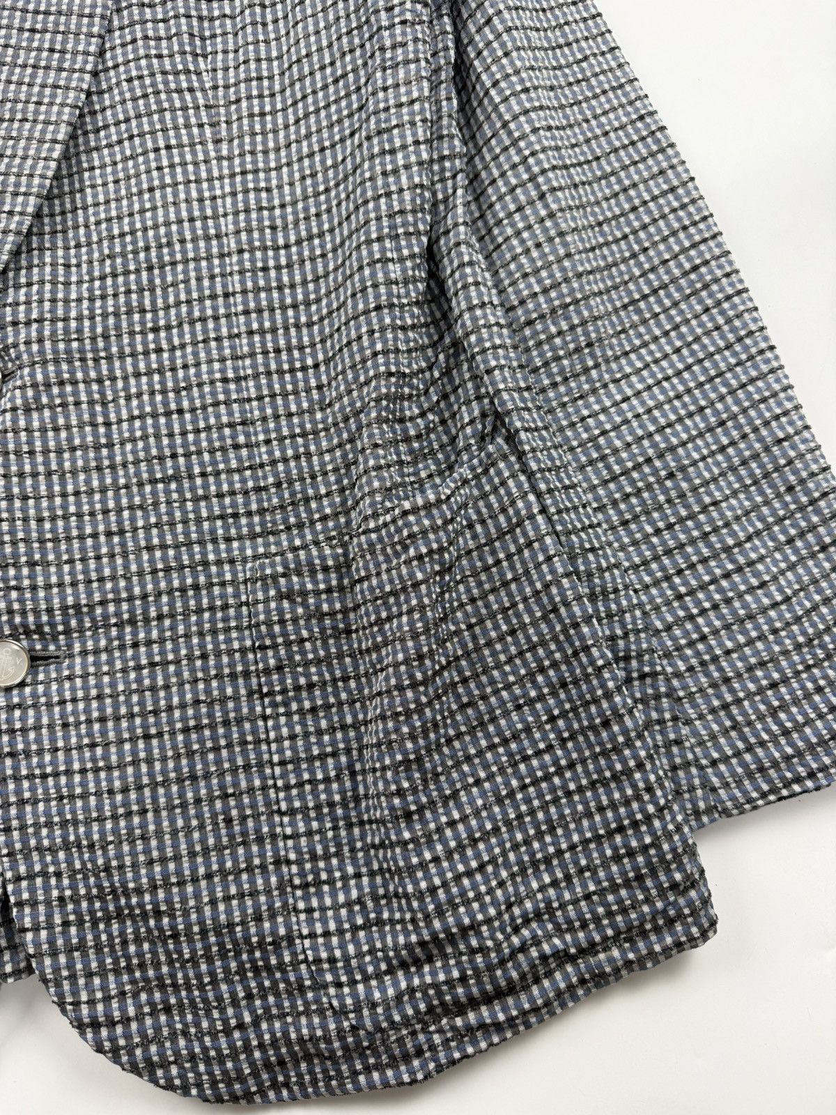 Louis Vuitton Louis Vuitton S/S’13 Check Pattern Silk Jacket Size US M / EU 48-50 / 2 - 5 Thumbnail