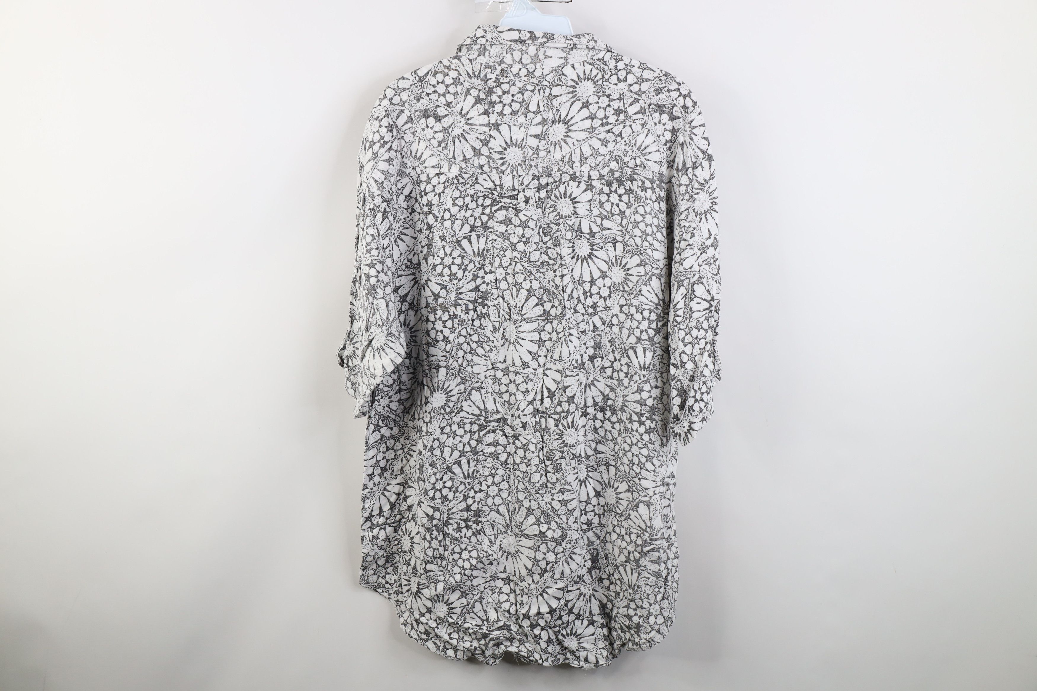 Vintage Vintage 90s Streetwear Flower Hawaiian Button Shirt Size US L / EU 52-54 / 3 - 10 Thumbnail