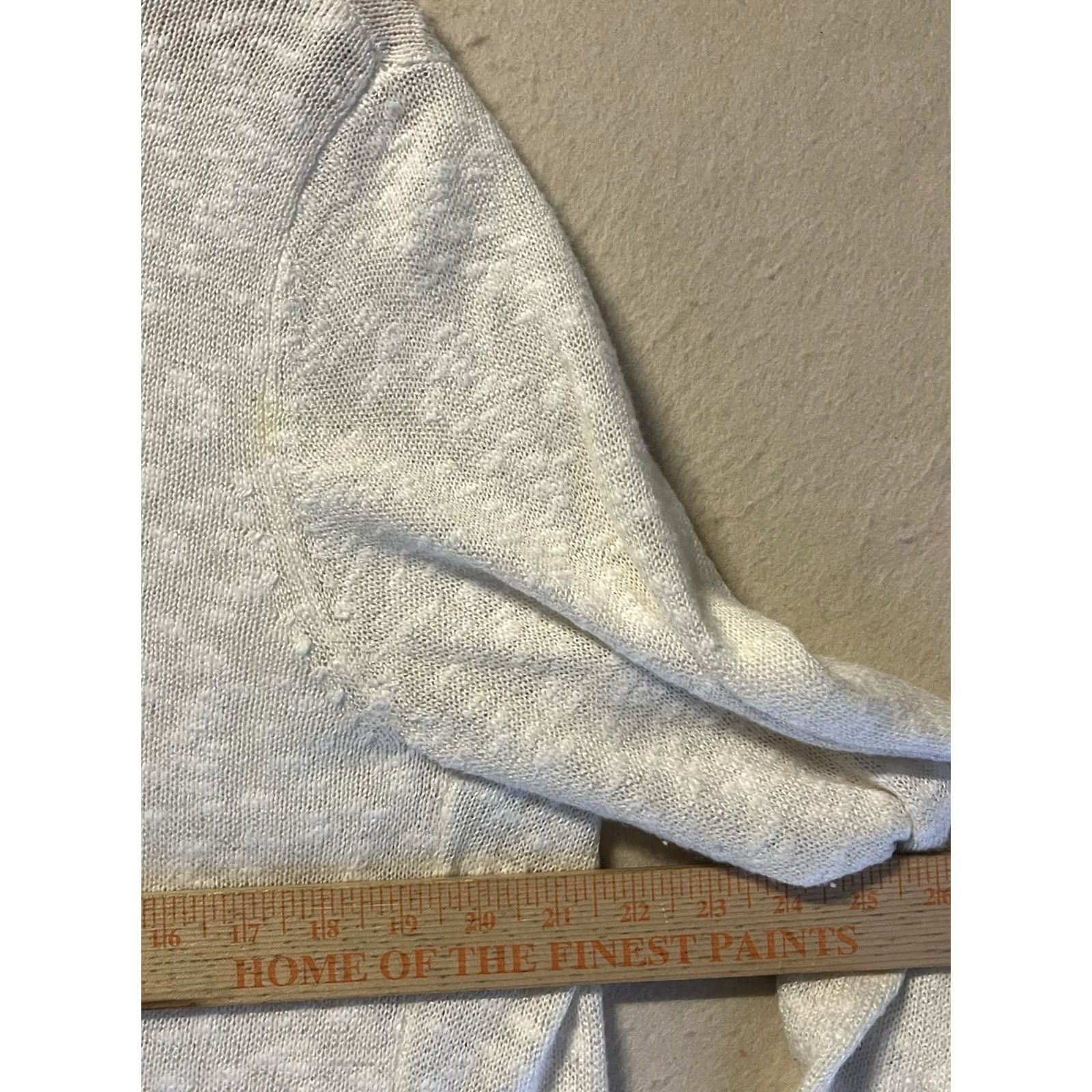 Kenneth Cole Kenneth Cole Cardigan Women L Open Knit Beige Ivory Classic Preppy American Size L / US 10 / IT 46 - 3 Thumbnail