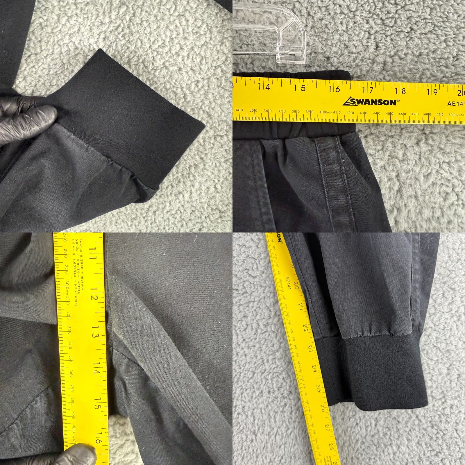 Varley Varley Celita Jogger Pants Womens XL Black Soft Cotton Twill Pull On Grym Size 40" / US 18 - 8 Thumbnail
