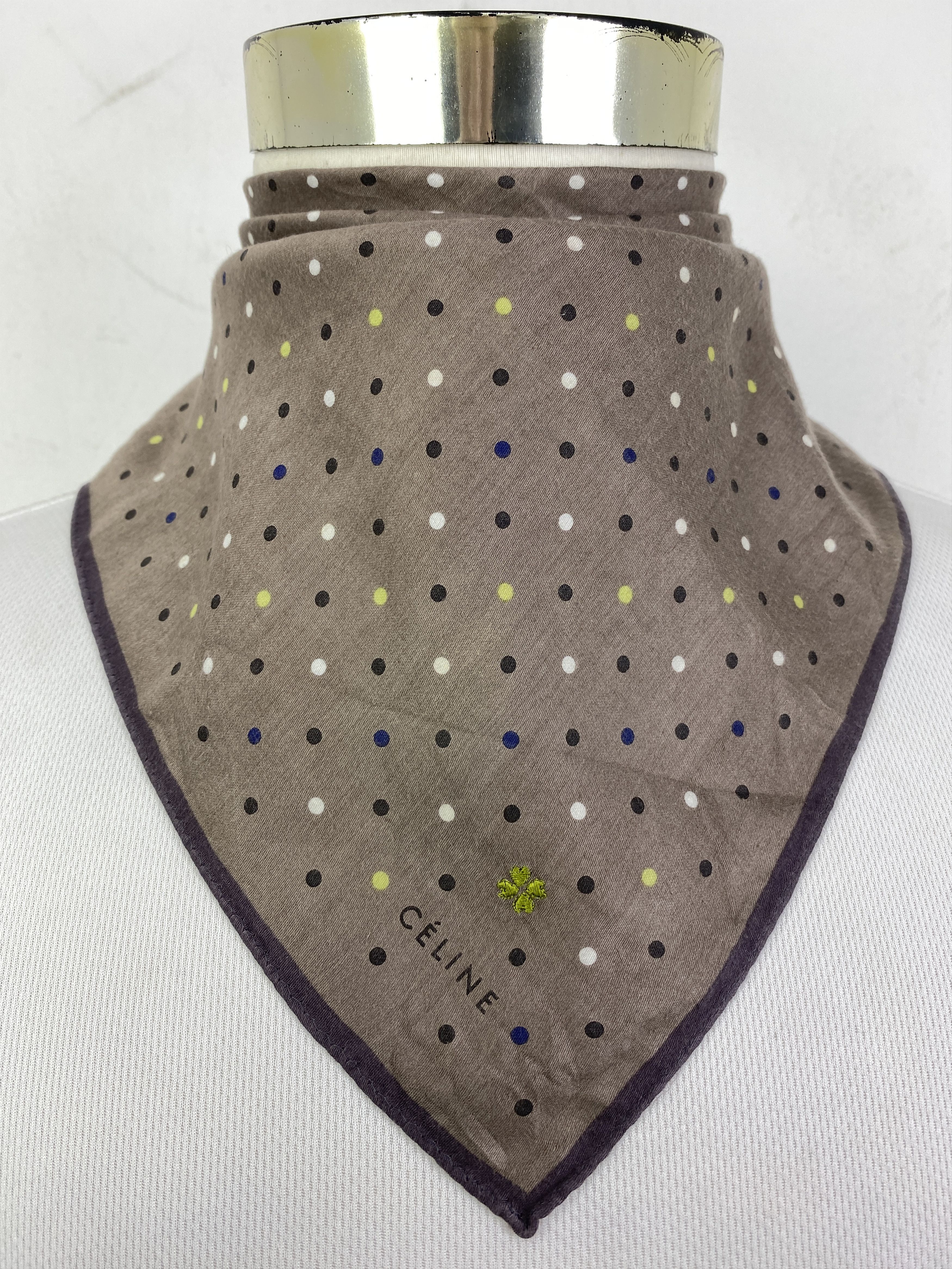 Celine Celine Handkerchief / Neckerchief / Bandana HKC0948 Size ONE SIZE - 1 Thumbnail