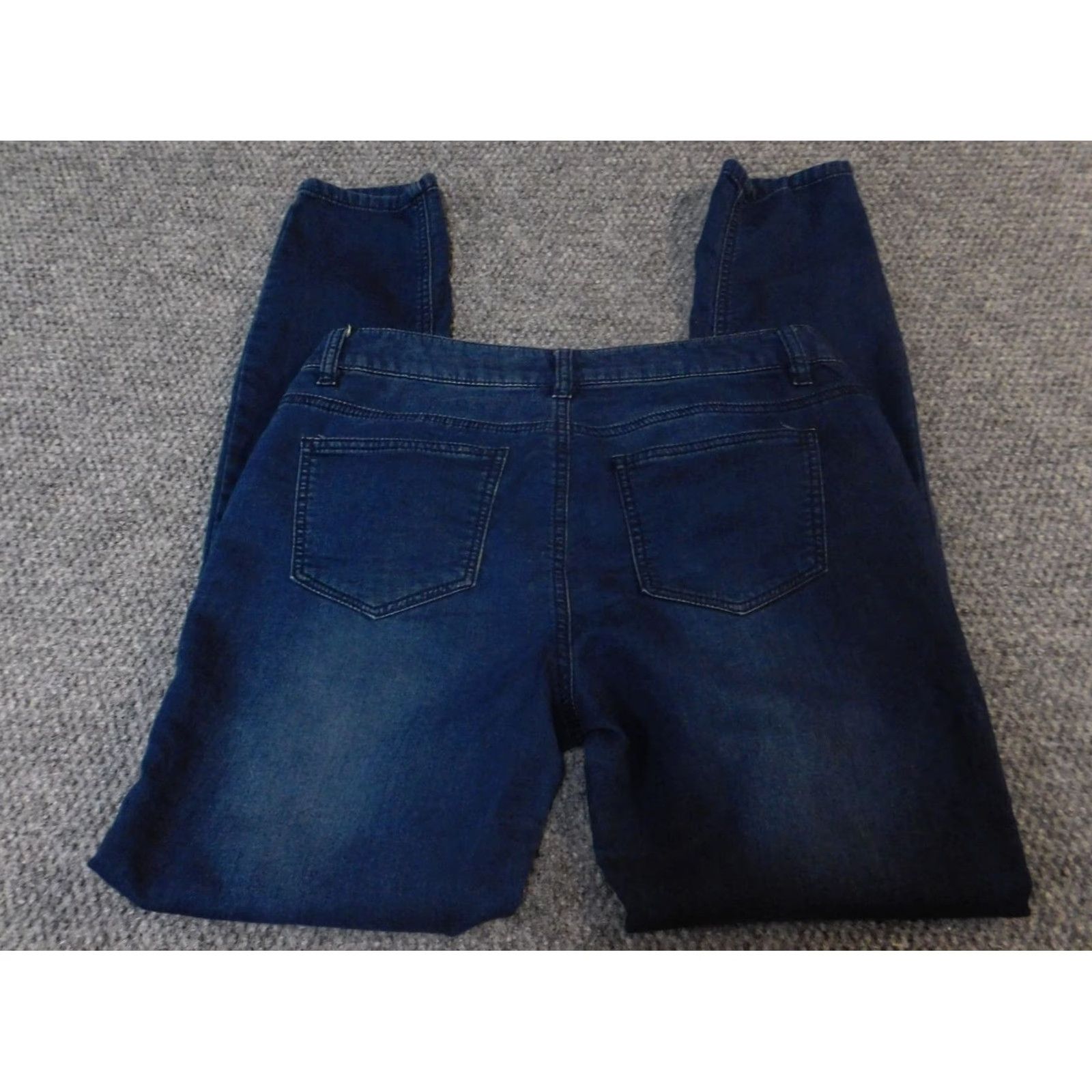 Route 66 Route 66 Jeans Womens M blue Skinny Denim Regular Rise Mid Inseam 29 in Zip Pockets/ Denim Blue / Route 66 / 29 in inseam / 30 in waist Size 32" / US 10 / IT 46 - 5 Thumbnail