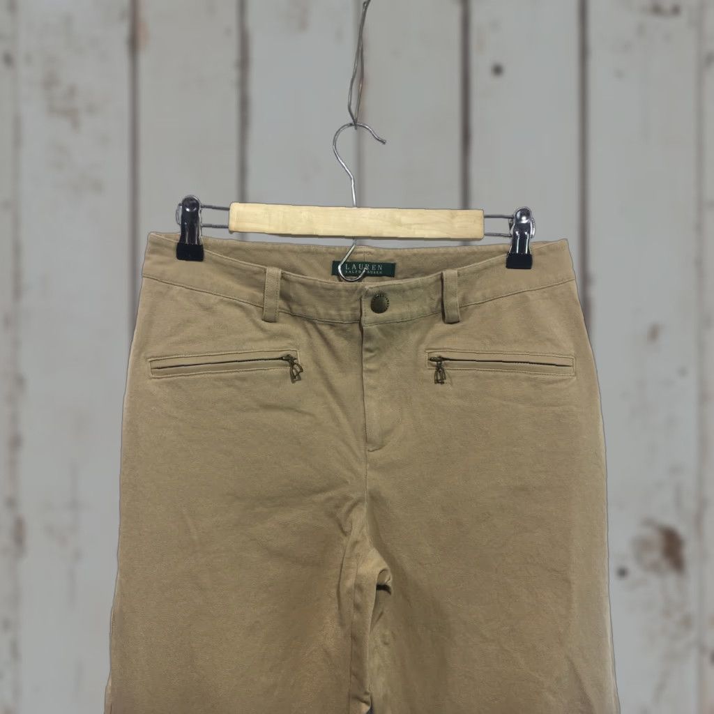 Ralph Lauren Ralph Lauren Women’s Beige Tan Khaki Classic Chino Pants Size 4 Size 30" / US 8 / IT 44 - 1 Thumbnail