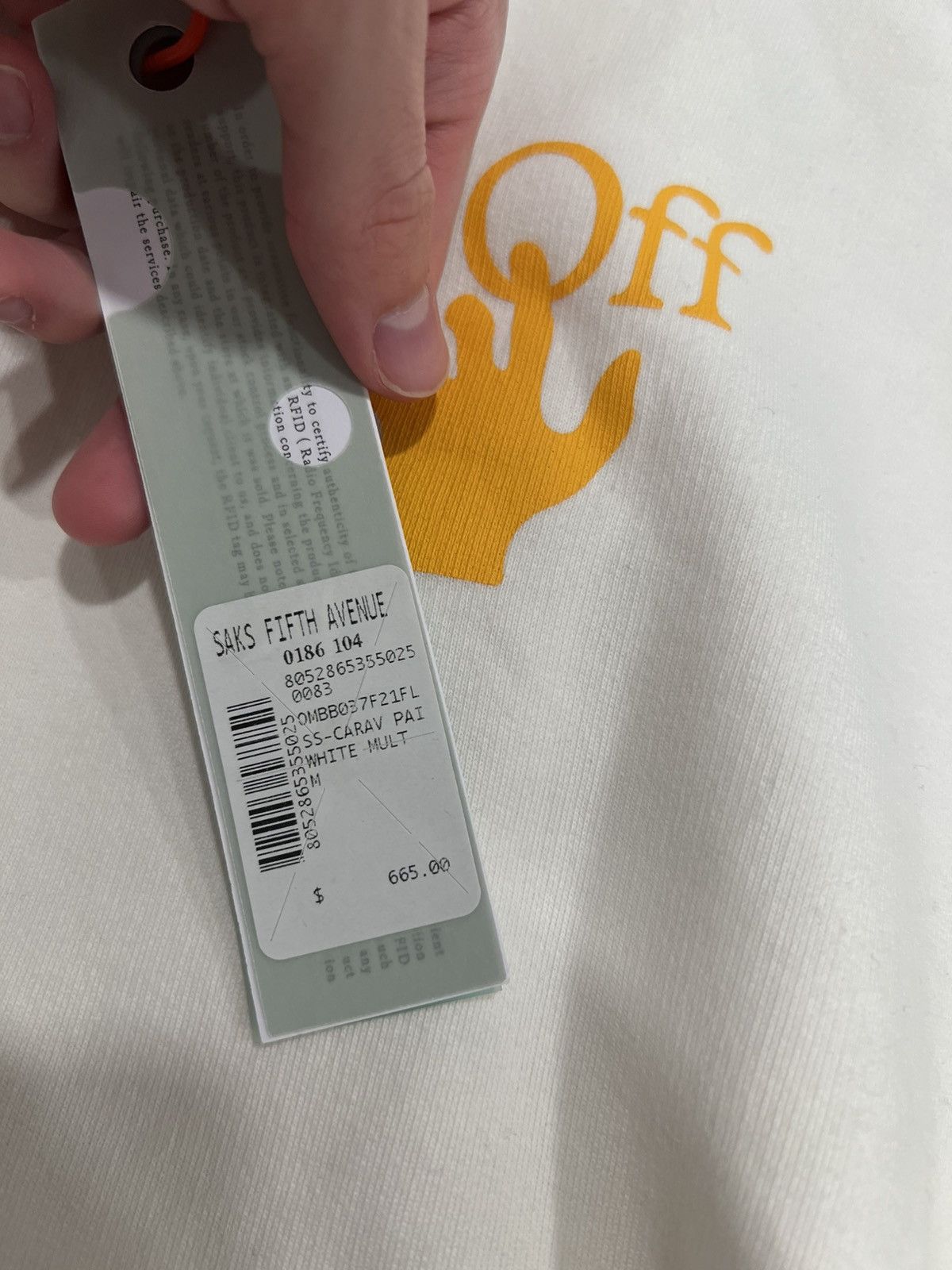 Off-White Off white Carravagio hoodie Size US M / EU 48-50 / 2 - 5 Thumbnail