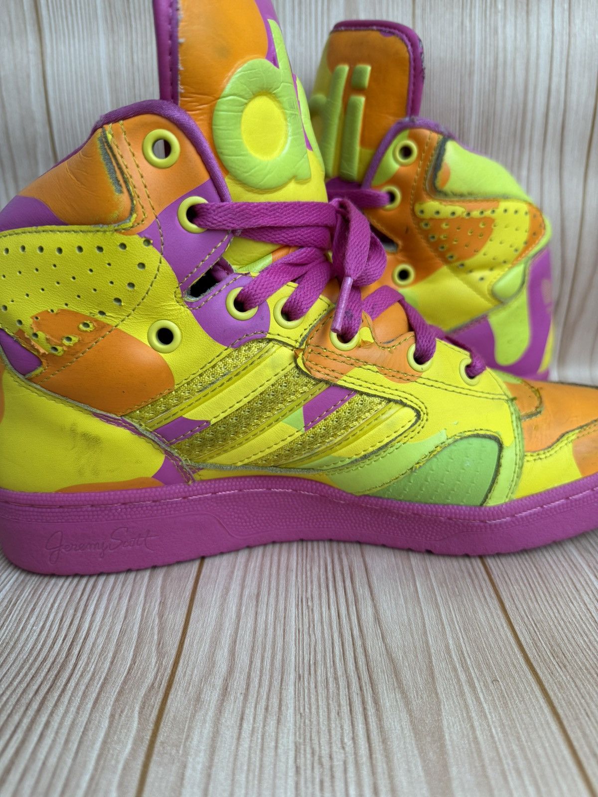 Adidas × Jeremy Scott Neo camo instinct sneakers Size US 7.5 / EU 40-41 - 13 Thumbnail