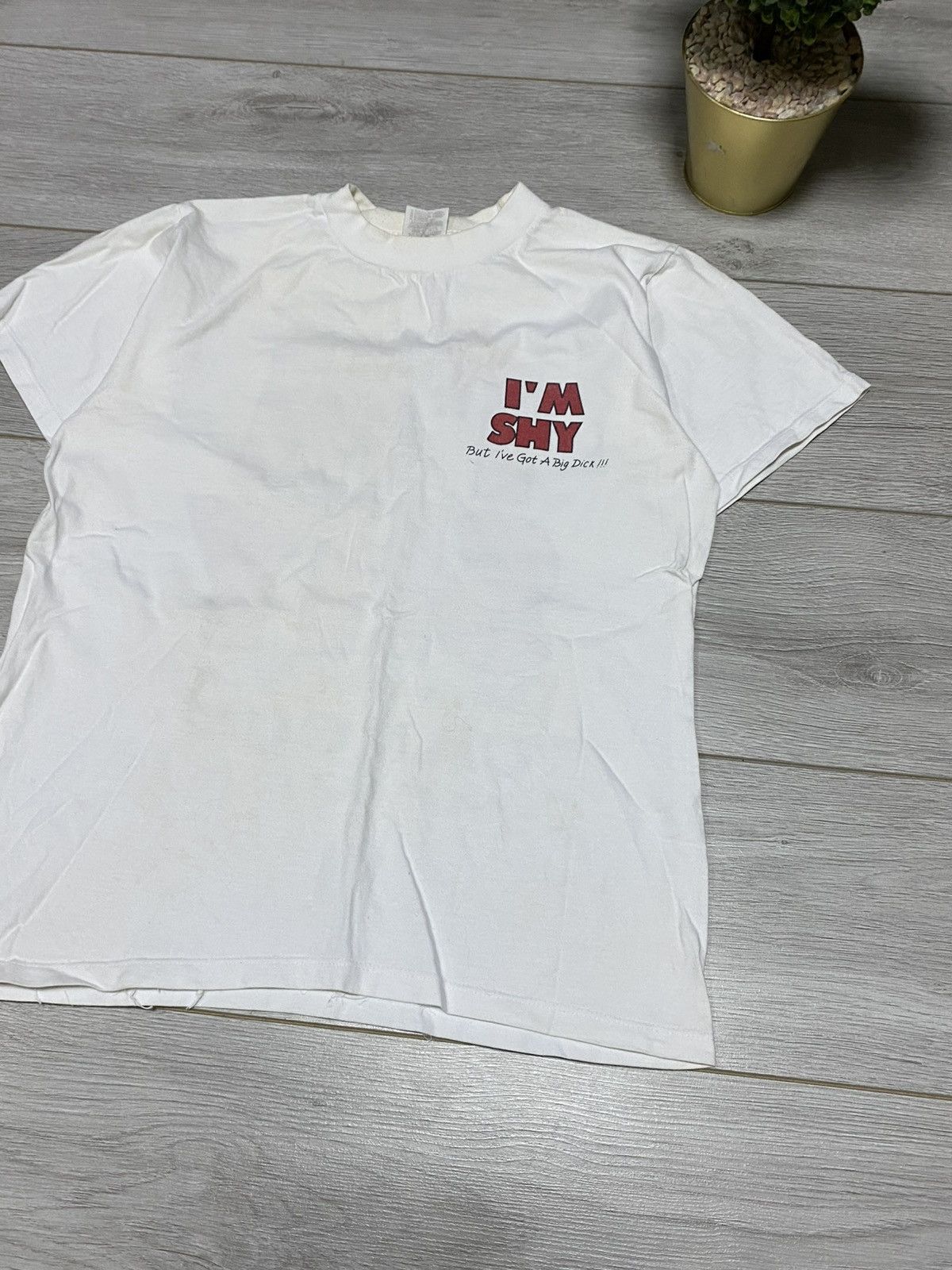 Vintage I’m shy but I’ve got a big dick Cancun Mexico tee humor porn Size US M / EU 48-50 / 2 - 14 Thumbnail