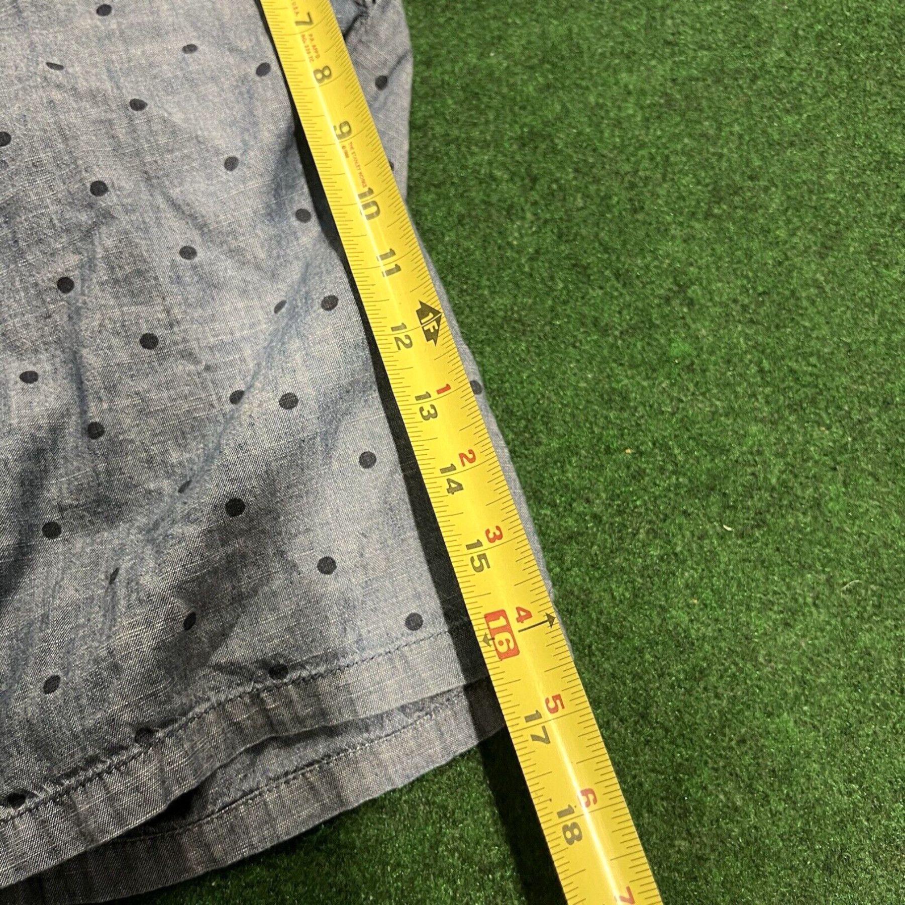 J.Crew J. Crew Bermuda Blue Gray Dot Shorts Size 4 Summer Outdoors Size 27" / US 4 / IT 40 - 6 Thumbnail