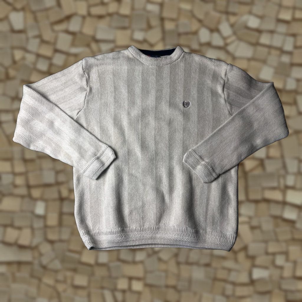 Chaps Chaps Sweater Mens Large Pullover Crew Neck Long Sleeve Tan Knit Size US L / EU 52-54 / 3 - 1 Thumbnail