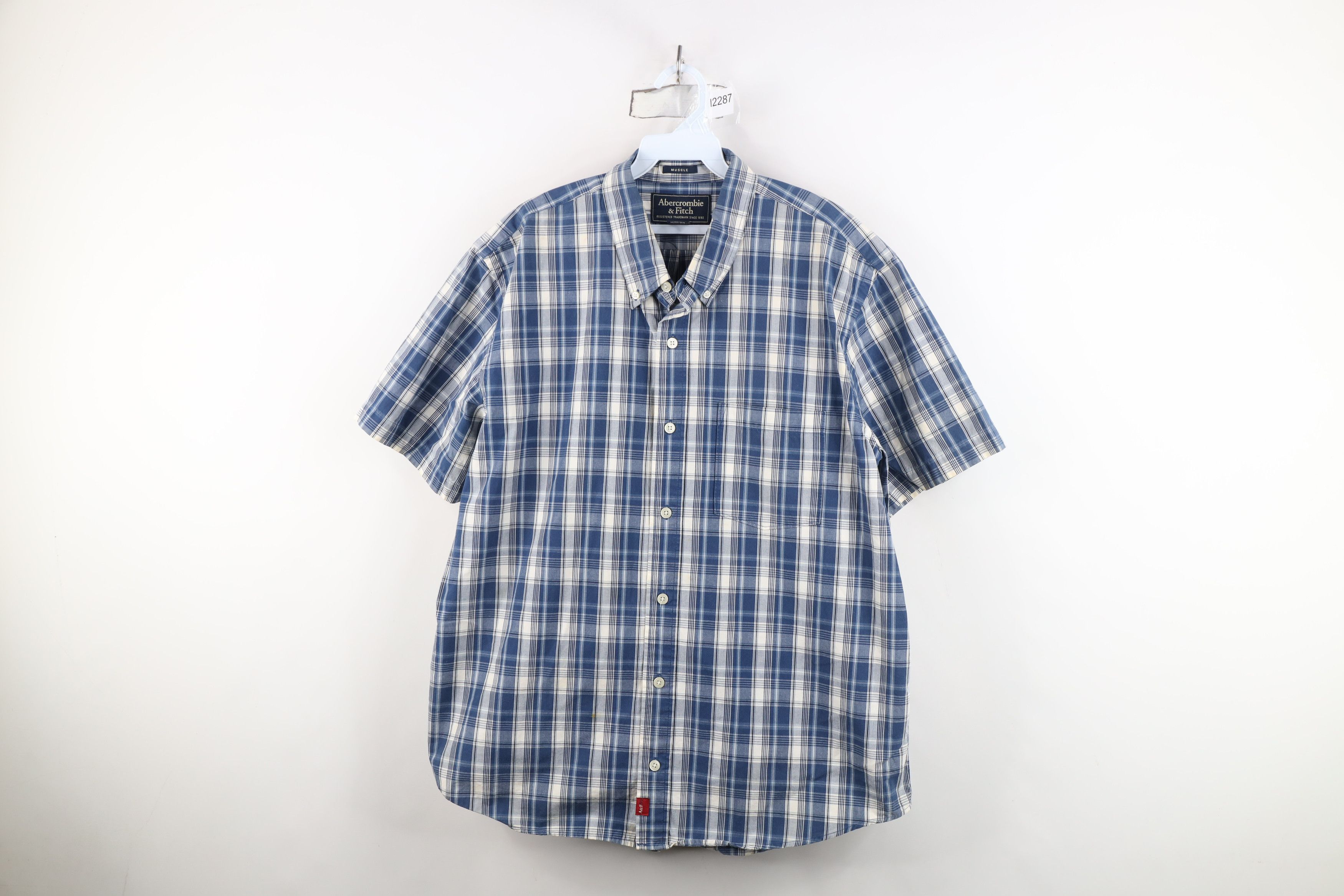 Abercrombie & Fitch Vintage Y2K Abercrombie & Fitch Short Sleeve Button Shirt Size US XL / EU 56 / 4 - 1 Thumbnail
