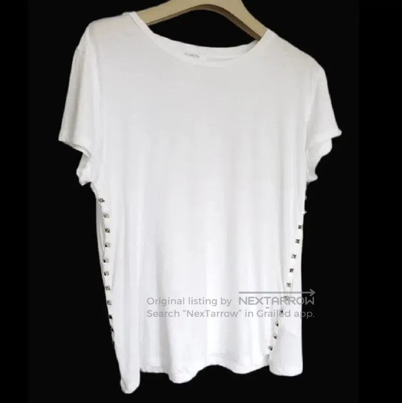 Valentino Valentino White Cotton Short Sleeve T-Shirt . Size M / US 6-8 / IT 42-44 - 1 Thumbnail