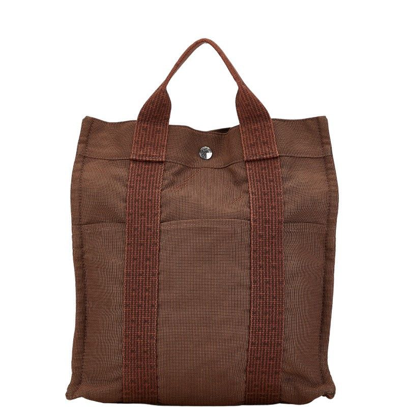 Hermes Hermes Hermes Herline Ad PM Canvas Backpack Brown Canvas Backpack in Very Good Condition Size ONE SIZE - 1 Thumbnail