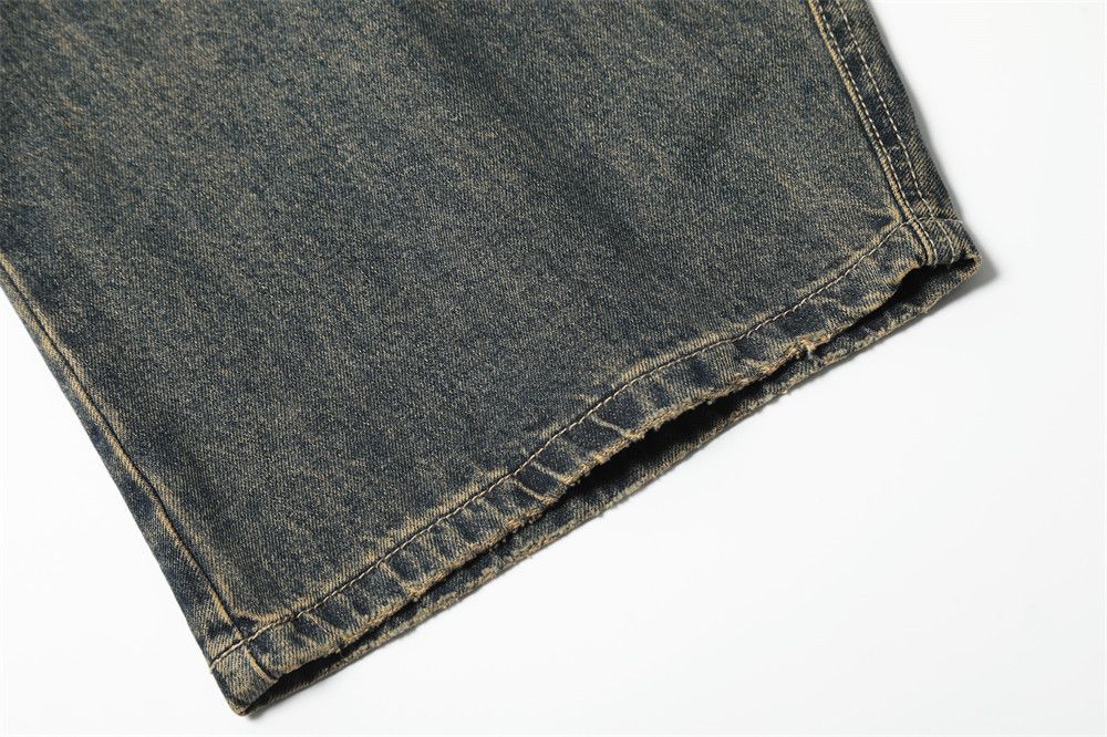 Japanese Brand × Jean Punk distressed washed men's vintage scimitar jeans Size US 32 / EU 48 - 6 Thumbnail