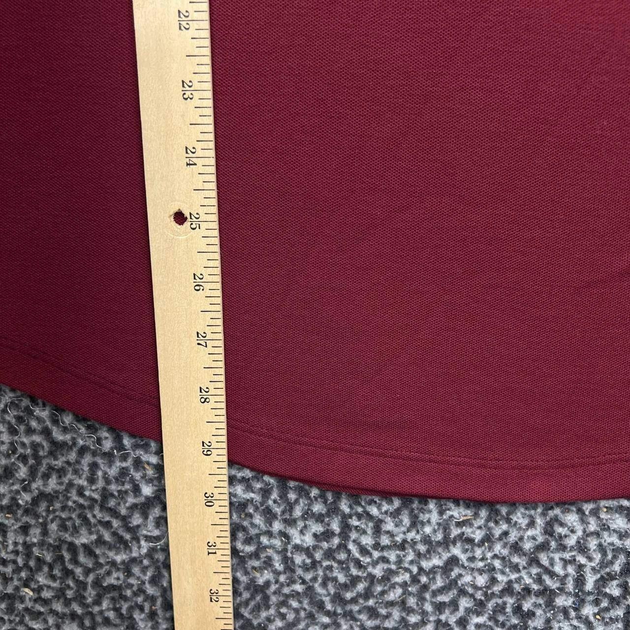 Cuts Cuts Curve Hem Polo Shirt Men Red Collared Pima Cotton M Size US M / EU 48-50 / 2 - 3 Thumbnail