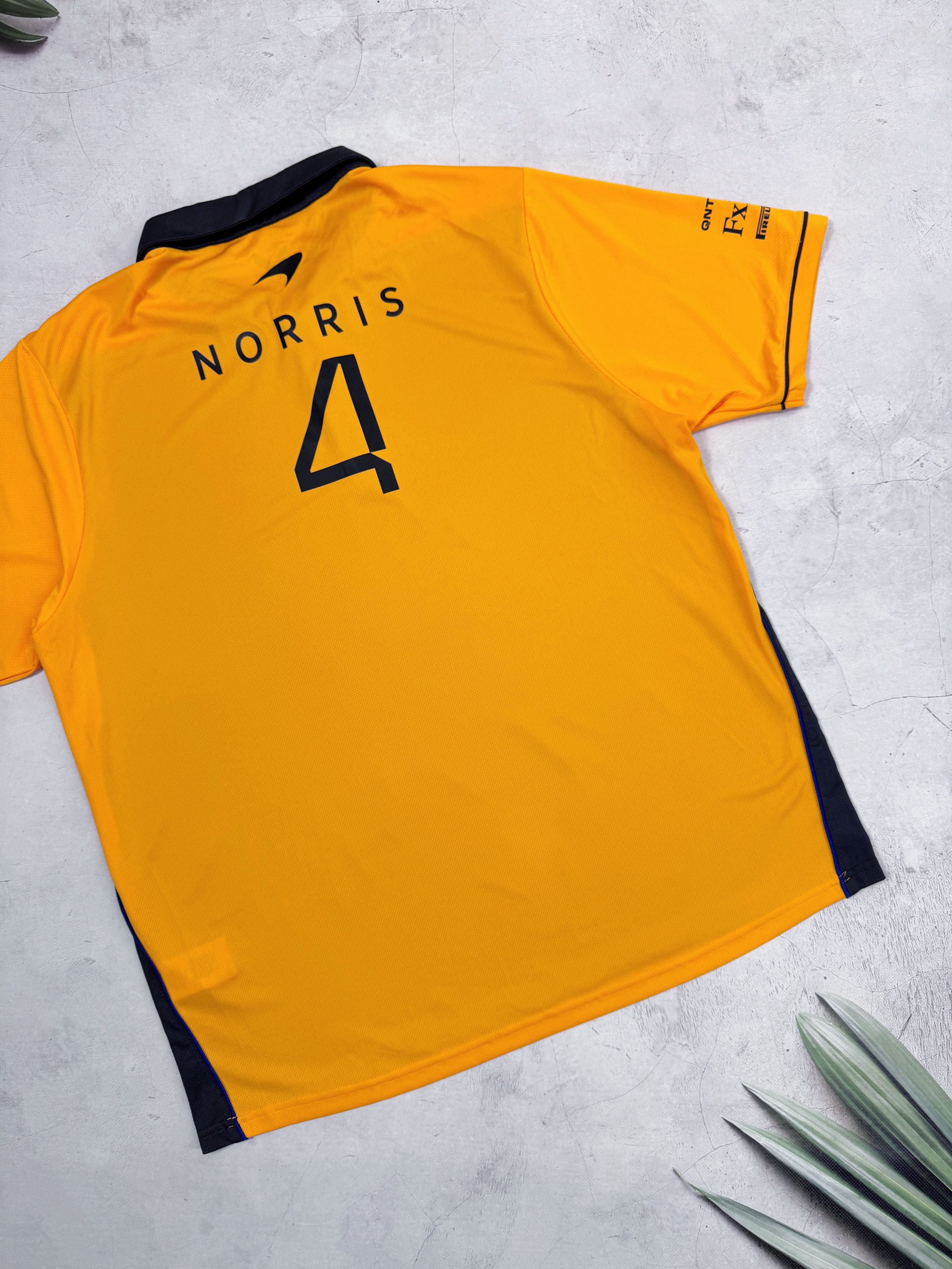Formula 1 McLaren F1 Racing Team Polo T-Shirt #4 Norris by Castore Size US XL / EU 56 / 4 - 11 Thumbnail