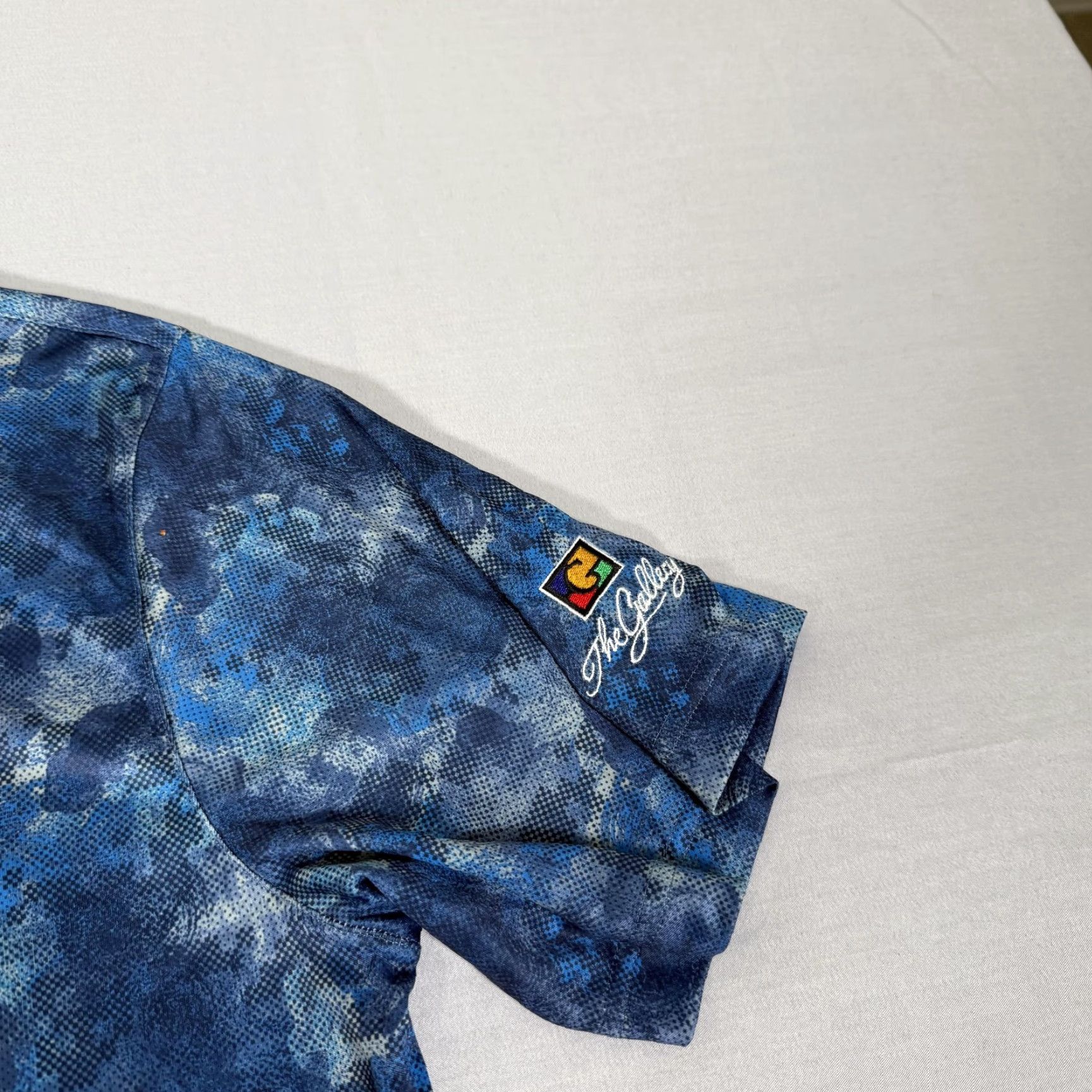 Puma Puma Shirt Mens Medium Blue Camo Paradiso Drycell Performance UPF 40 New Size US M / EU 48-50 / 2 - 3 Thumbnail