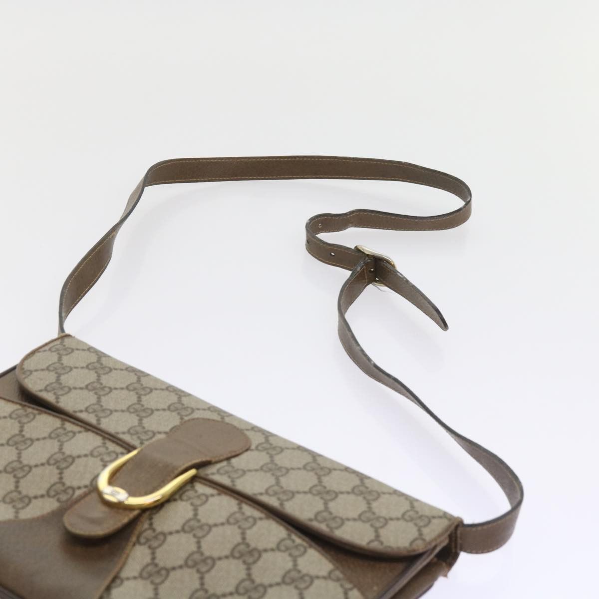 Gucci GUCCI GG Supreme Shoulder Bag Pvc Leather Beige Size ONE SIZE - 8 Thumbnail