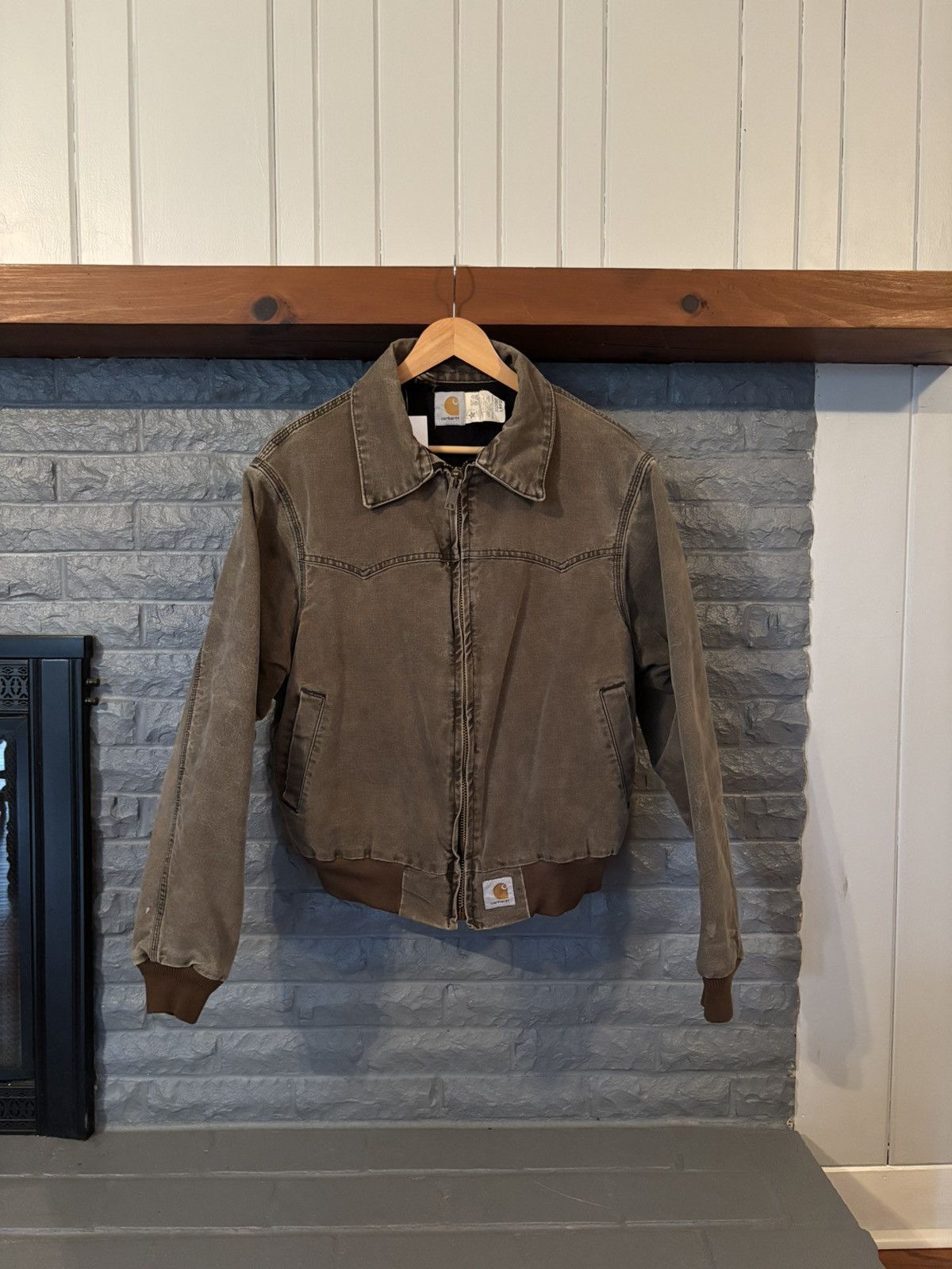 Carhartt Chestnut Carhartt Santa Fe Jacket Brown Carhartt Jacket 2082 Size US L / EU 52-54 / 3 - 1 Thumbnail
