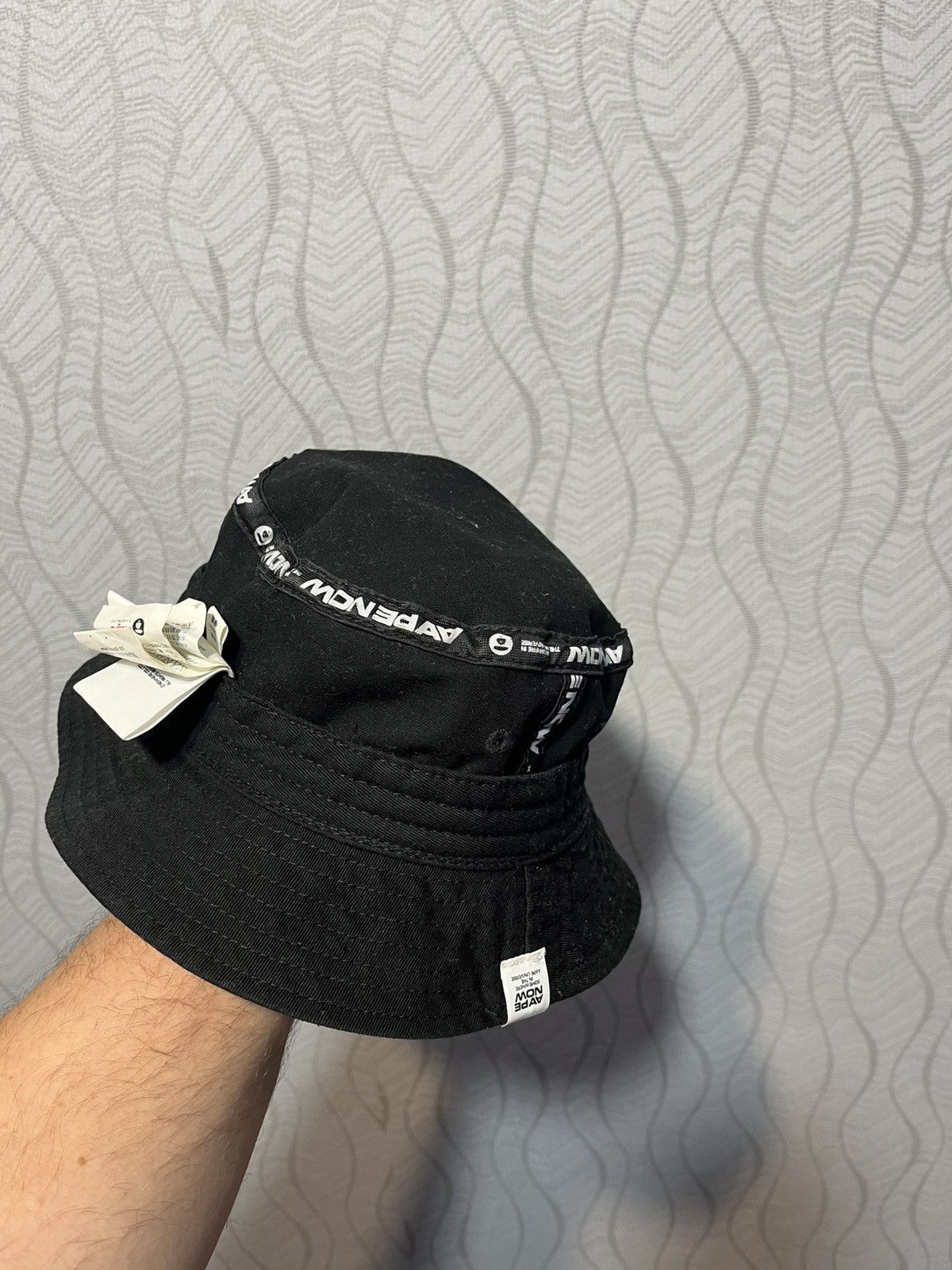 Aape Aape by a Bathing Ape Bucket Logo Black Hat Size ONE SIZE - 11 Thumbnail