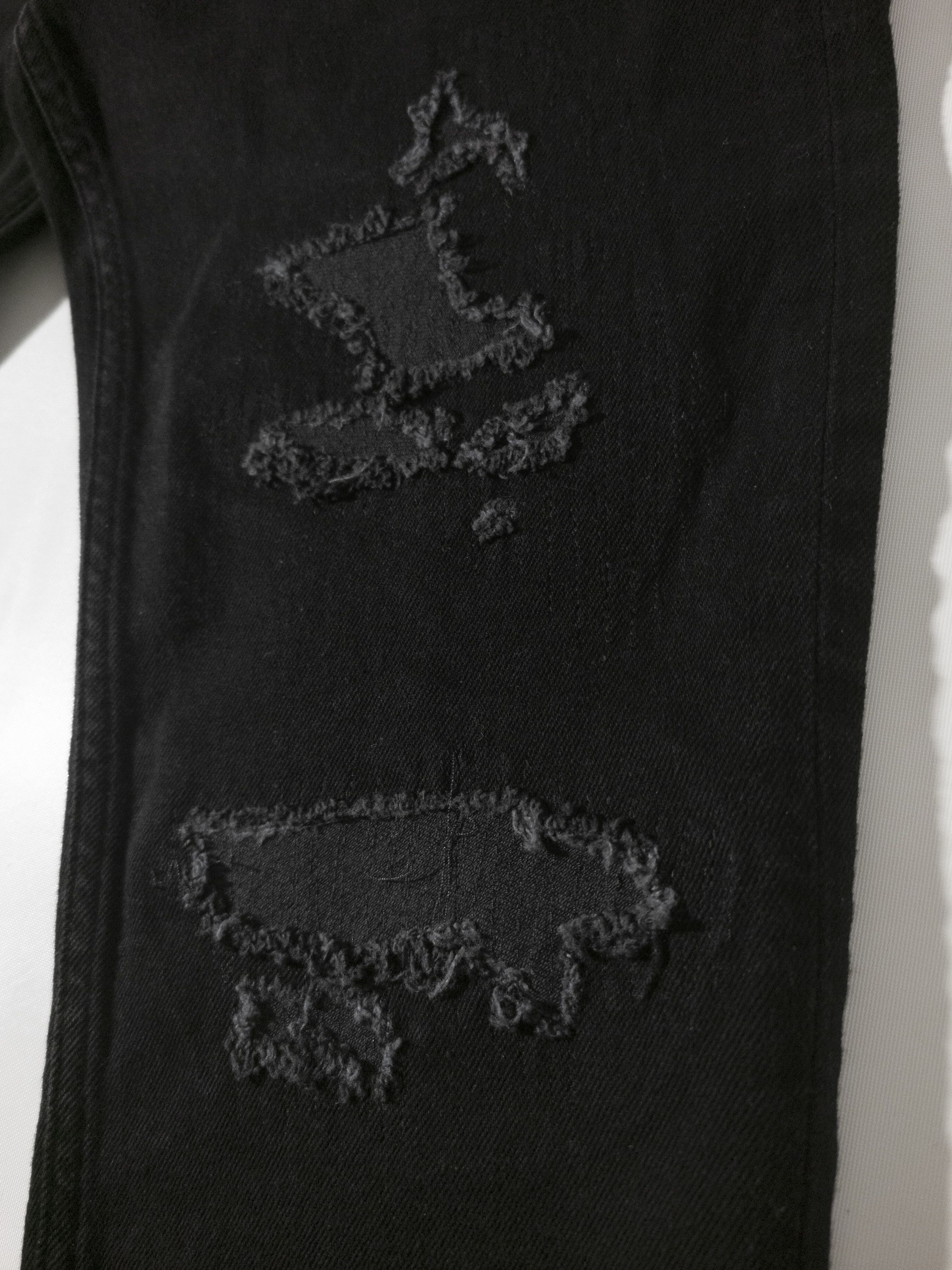 Cos Reece Yeboah Slim Jeans clean black distressed limited edit. Size US 30 / EU 46 - 11 Thumbnail