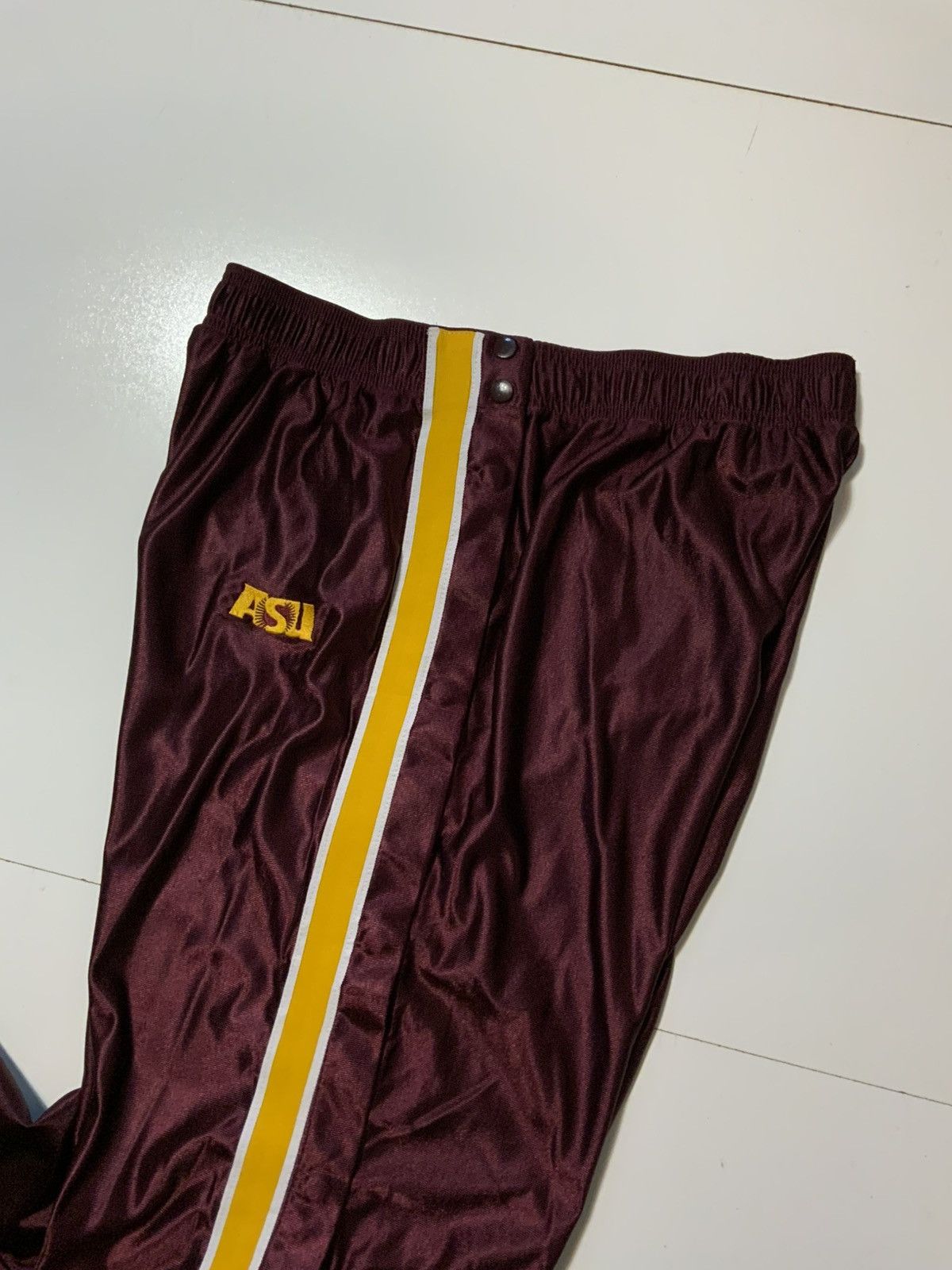 Adidas VTG Adidas ASU Arizona State Sun Devils Tearaway Track Pants Size US 36 / EU 52 - 7 Thumbnail