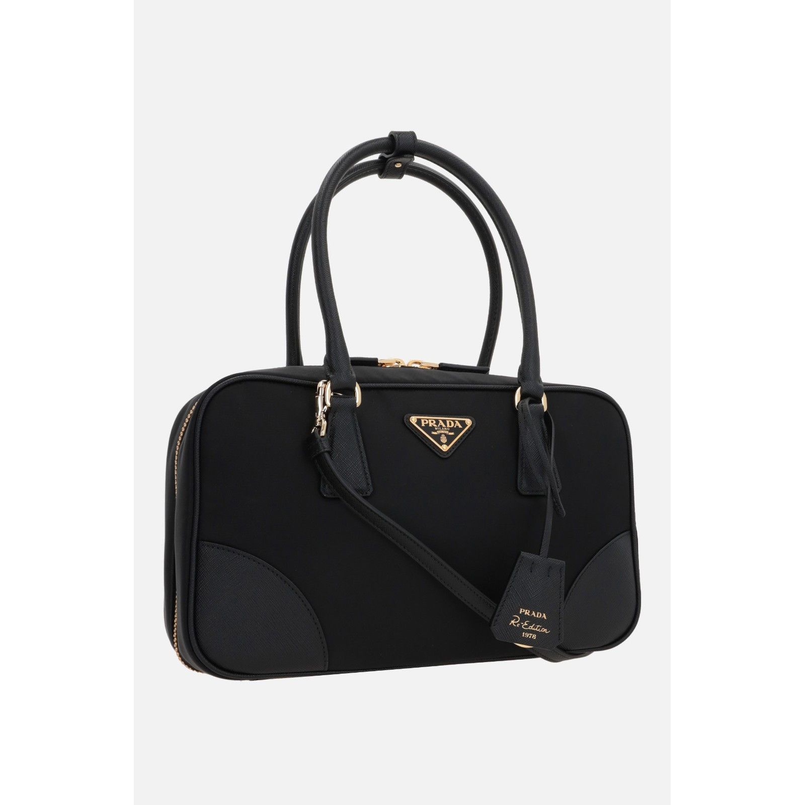 Prada PRADA Re-Edition 1978 Medium Black Re-Nylon Handbag New And Size ONE SIZE - 2 Thumbnail