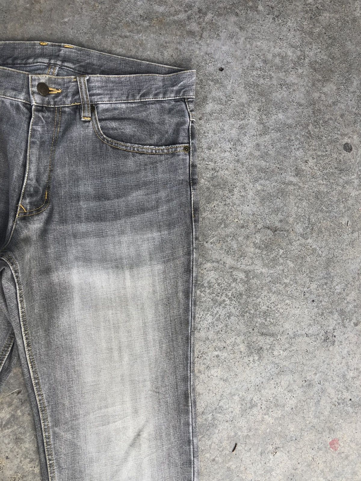If Six Was Nine Y2k Monsieur Flared Jeans Distressed Size US 32 / EU 48 - 5 Thumbnail