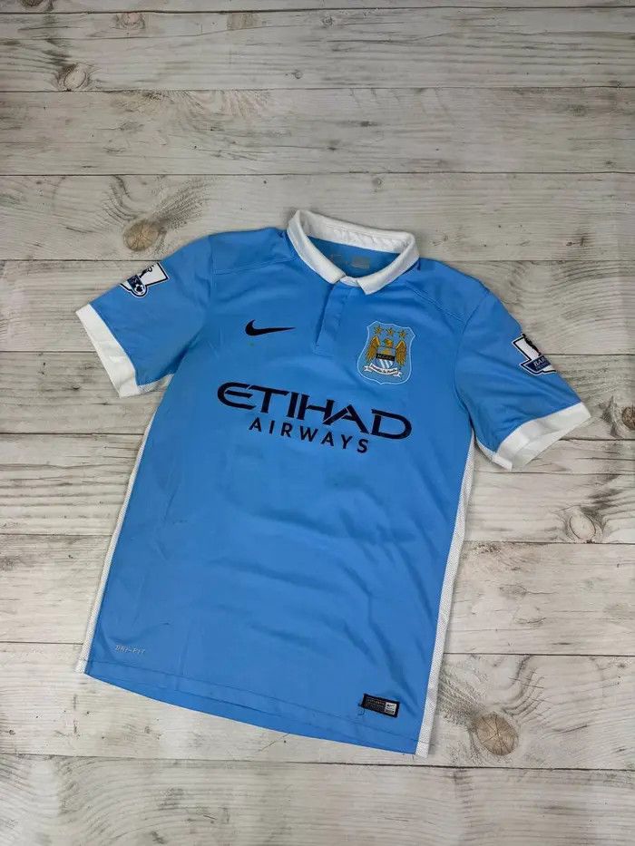 Nike Nike Manchester City 2015 2016 Kun Aguero #10 Home Jersey Size US S / EU 44-46 / 1 - 2 Thumbnail