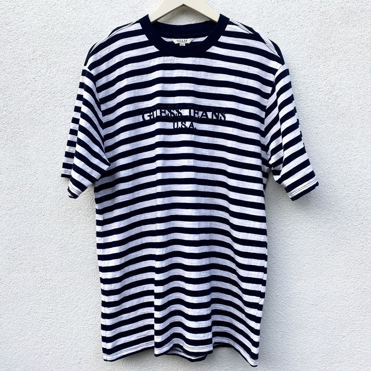 Other GUESS JEANS 'U.S.A' ASAP ROCKY Embroidered Striped NAVY Size US M / EU 48-50 / 2 - 2 Thumbnail