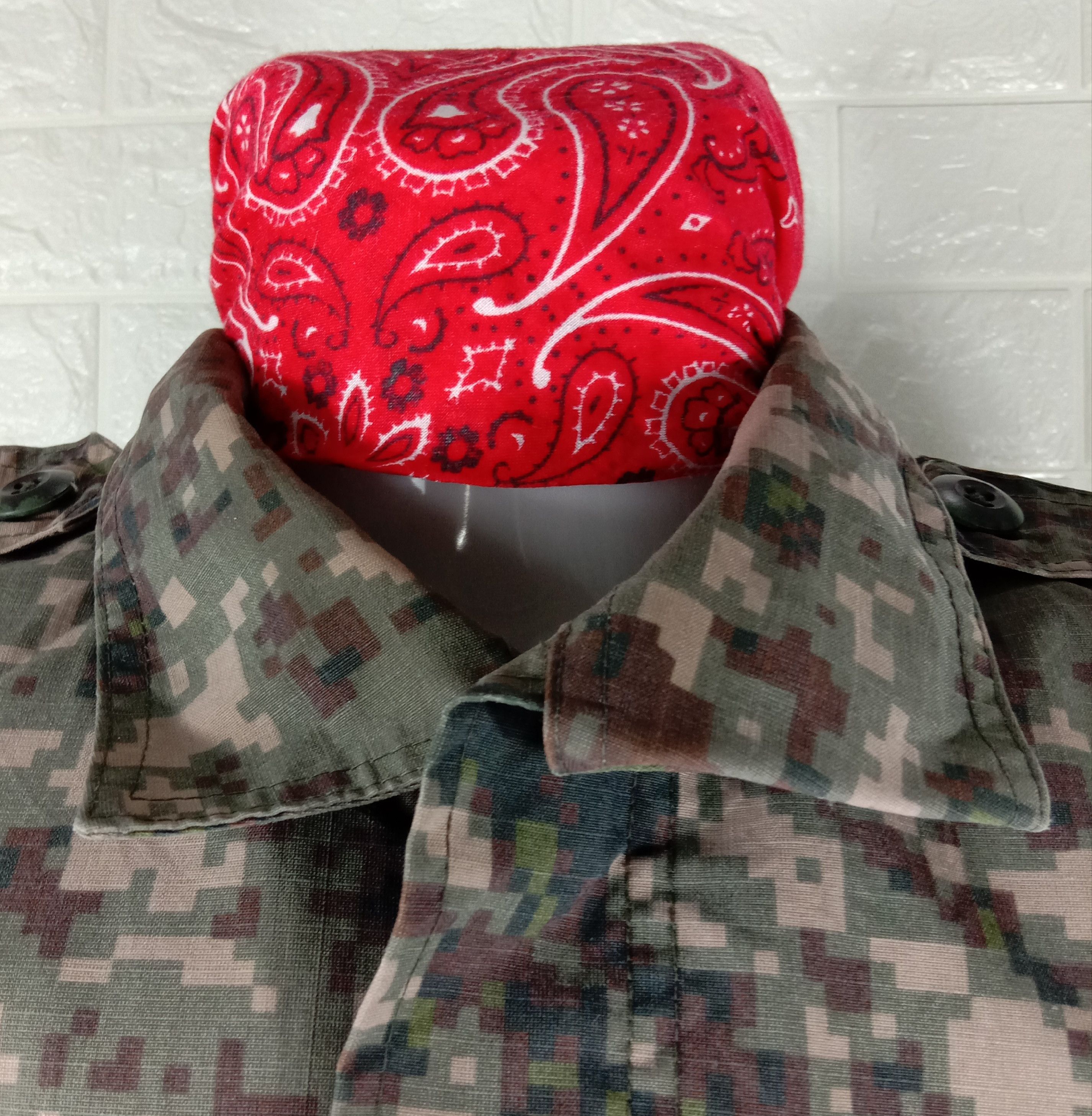 Vintage Vintage ROKA Military Camo Digital Tactical Jacket Size US M / EU 48-50 / 2 - 5 Thumbnail