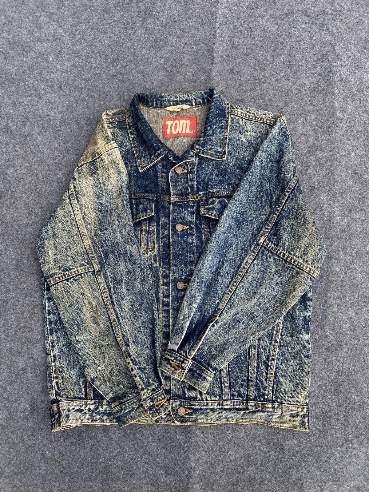 Japanese Brand Vintage tom cat denim jacket Size US M / EU 48-50 / 2 - 13 Thumbnail