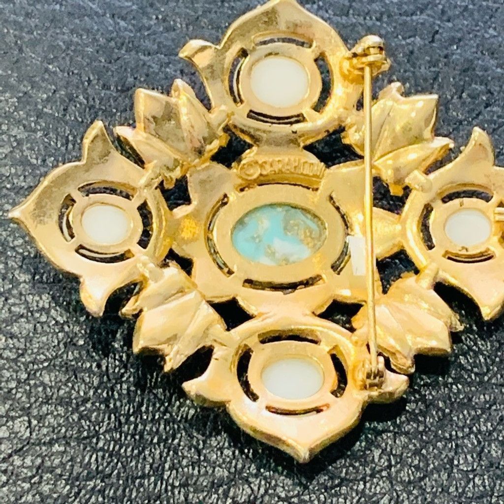 Vintage Sarah Co Vintage silver brooches with pearls Size ONE SIZE - 4 Thumbnail