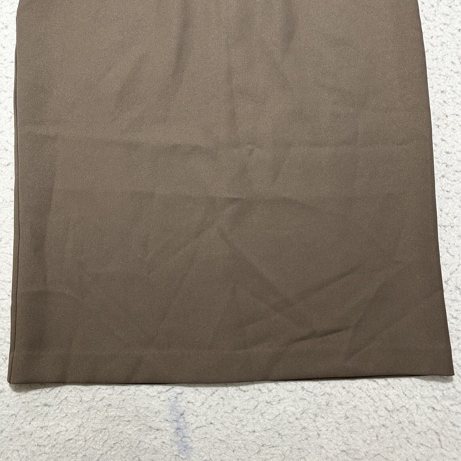 Other Vintage Donnkenny 14 Brown Straight Pencil Career Skirt Size 36" / US 14 / IT 50 - 3 Thumbnail