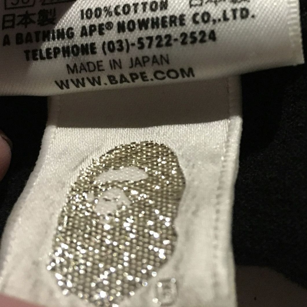 Bape Bape flame logo tee shirt Size US M / EU 48-50 / 2 - 5 Thumbnail