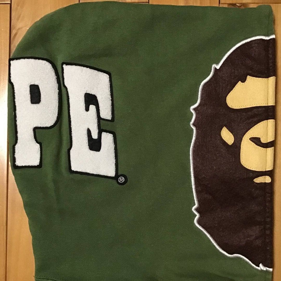 Bape BAPE Ape head full zip hoodie green x 1st camo a bathing ape Size US XL / EU 56 / 4 - 5 Thumbnail