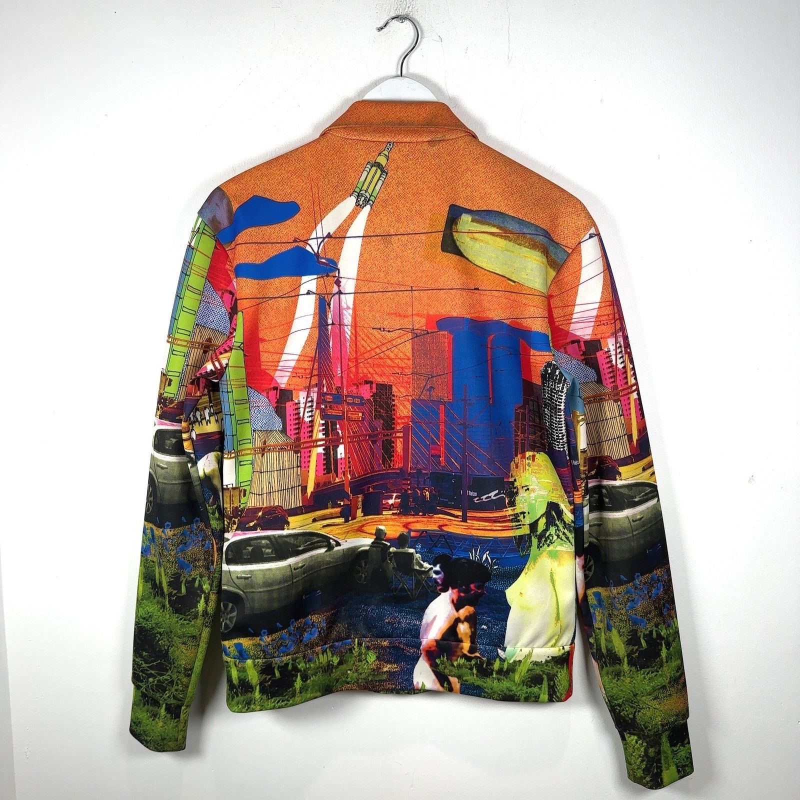 Prada Prada SS19 Psychedelic Zip Up Jacket Size US S / EU 44-46 / 1 - 6 Thumbnail
