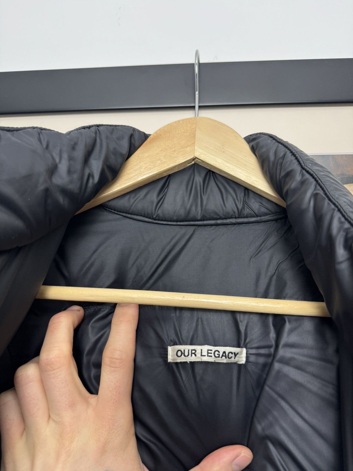 Our Legacy Our Legacy Puffer Down Lenox Nylon Jacket Riri Smog Navy Size US M / EU 48-50 / 2 - 6 Thumbnail