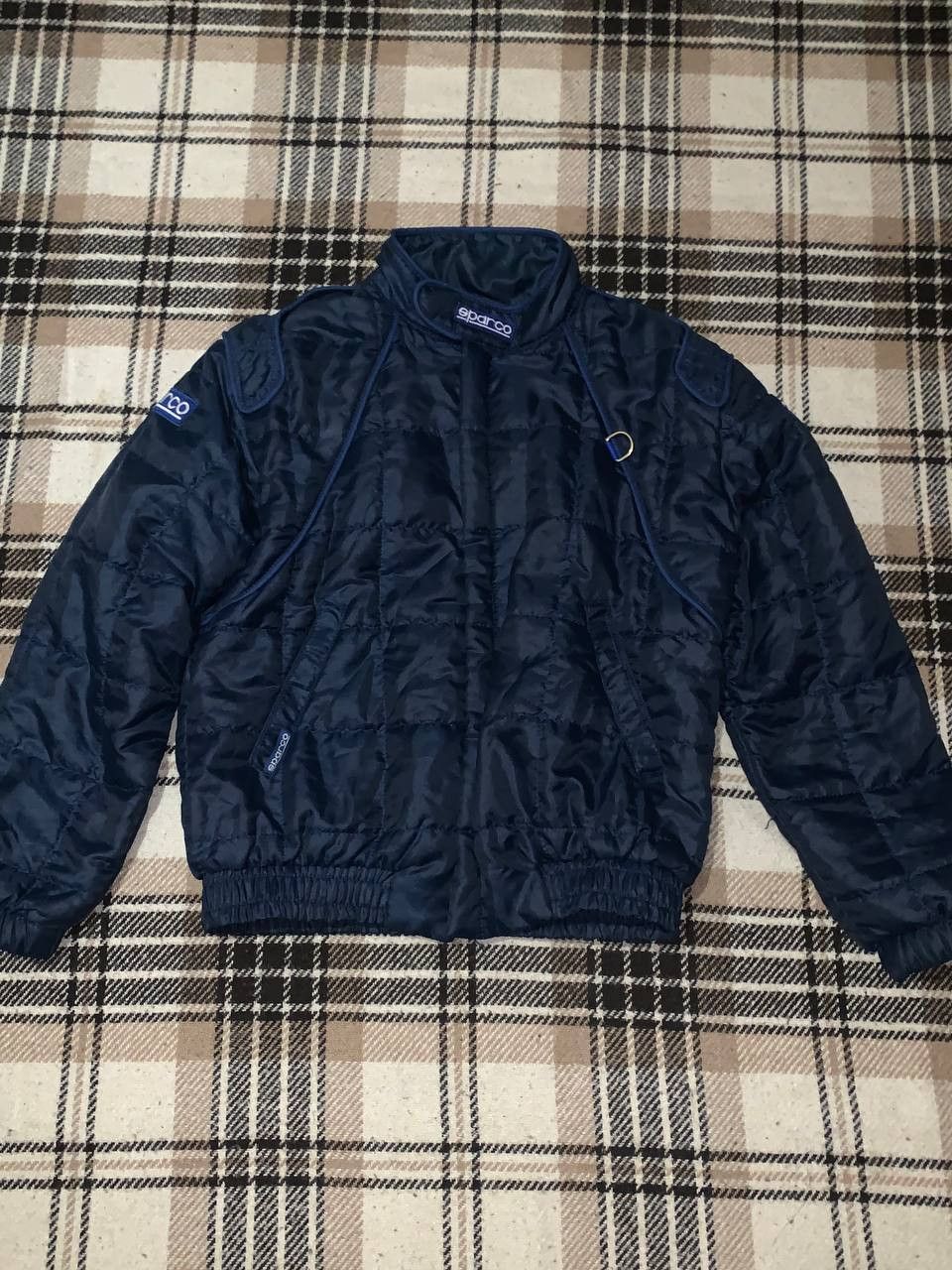 Vintage Vintage Sparco Racing Puffer Jacket – Navy – Size M Size US M / EU 48-50 / 2 - 1 Thumbnail