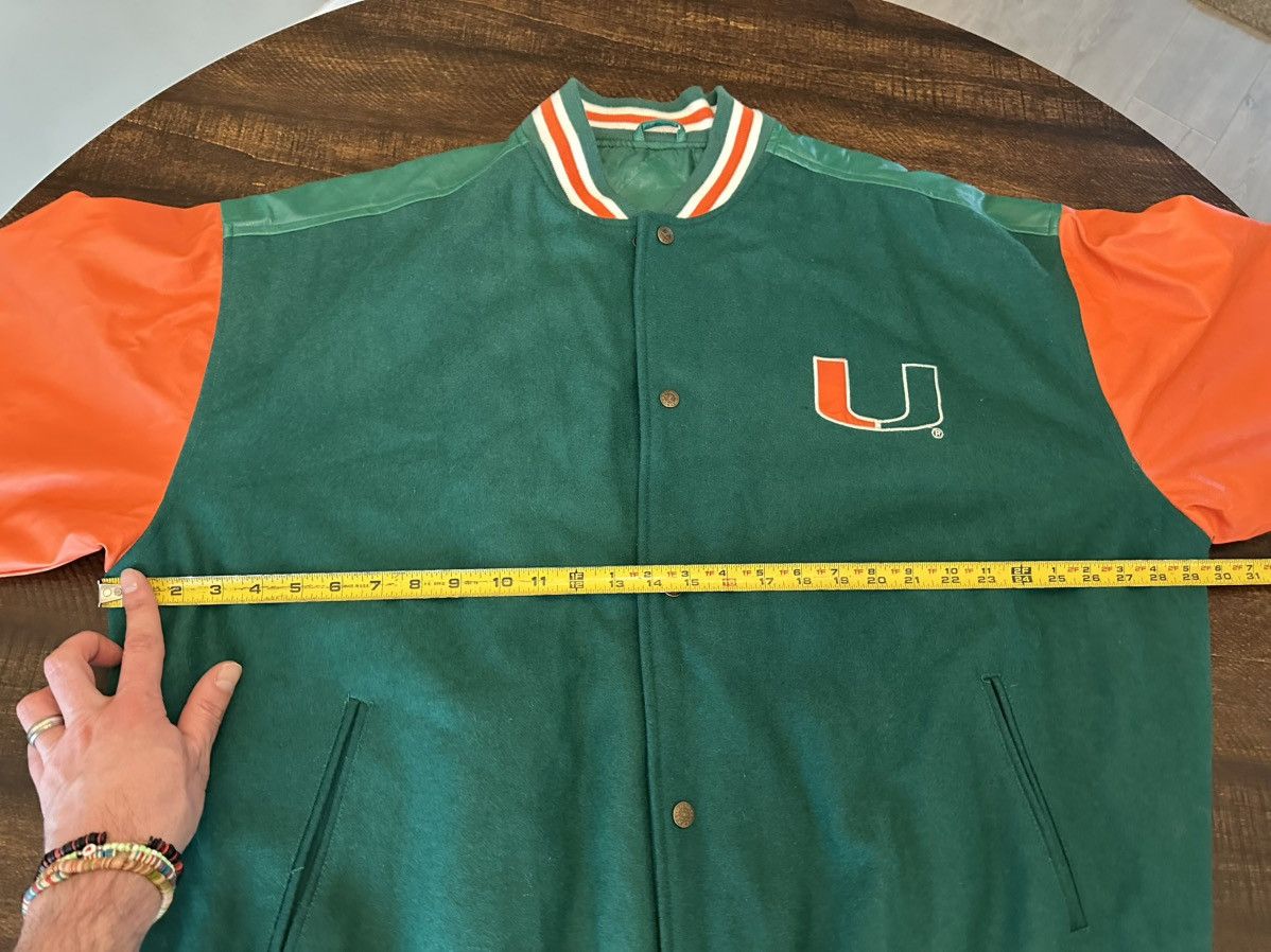 Steve And Barrys Vintage Steve & Barrys Miami Hurricanes Varsity Jacket-XXL Size US XXL / EU 58 / 5 - 11 Thumbnail