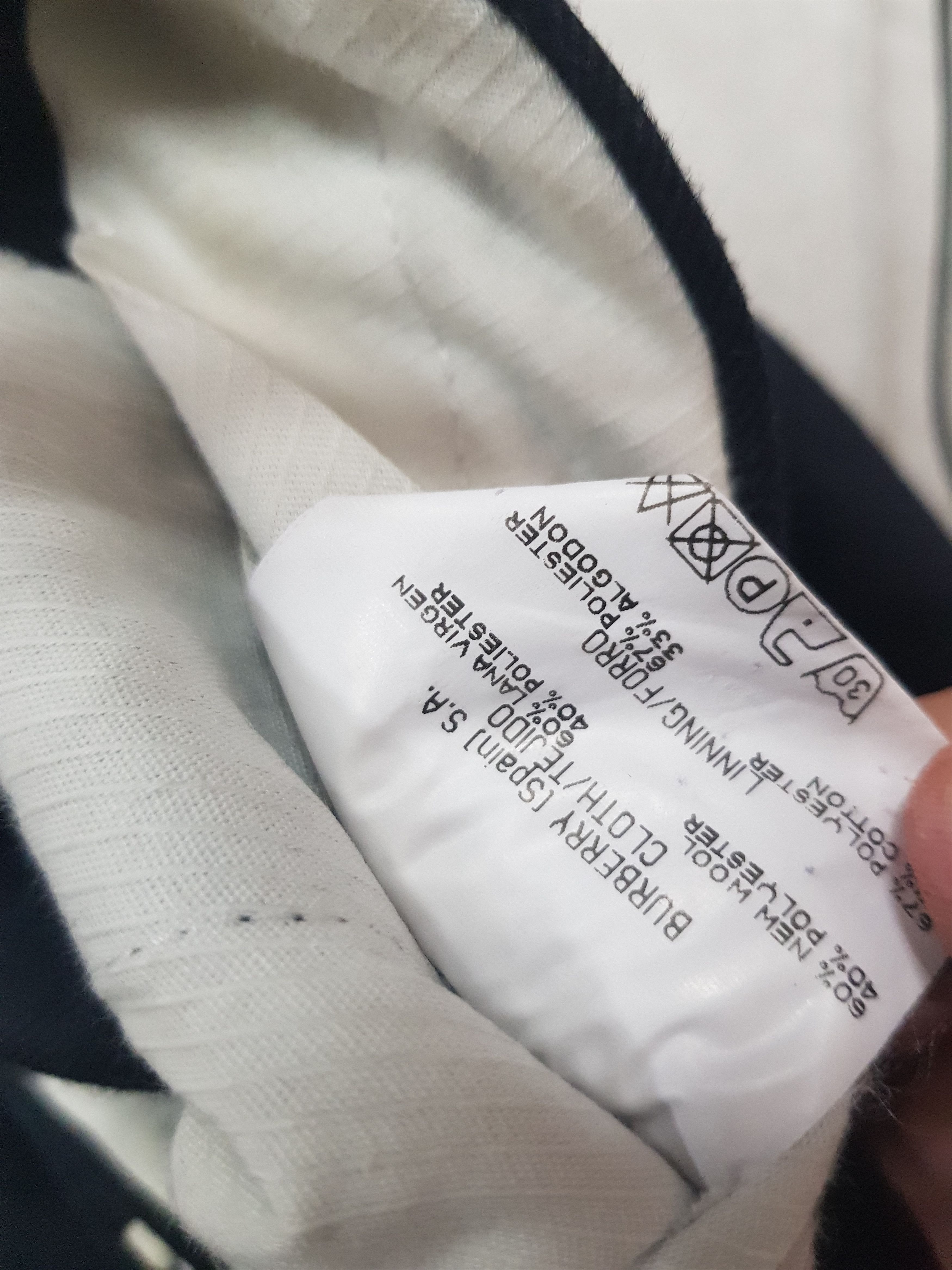 Burberry × Designer × Vintage Burberry vintage Navy wide leg loose Fit chino Trousers Size US 36 / EU 52 - 5 Thumbnail