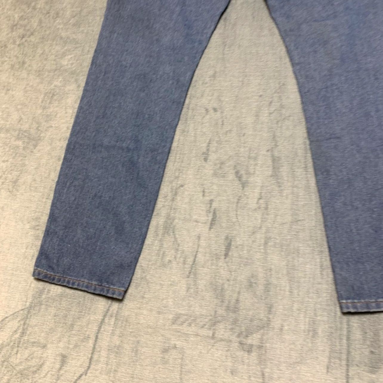 Vintage Frank Jeans 2019 Mens 34 Blue Denim Cotton Everyday Wear Classic Straight Leg Jeans Size US 34 / EU 50 - 3 Thumbnail