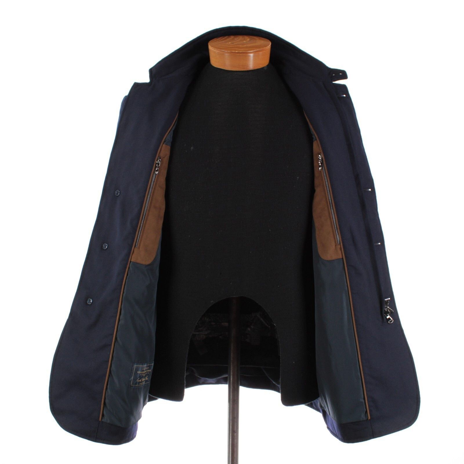 Zanella Zanella Coat Size L US In Blue Wool Size US L / EU 52-54 / 3 - 7 Thumbnail