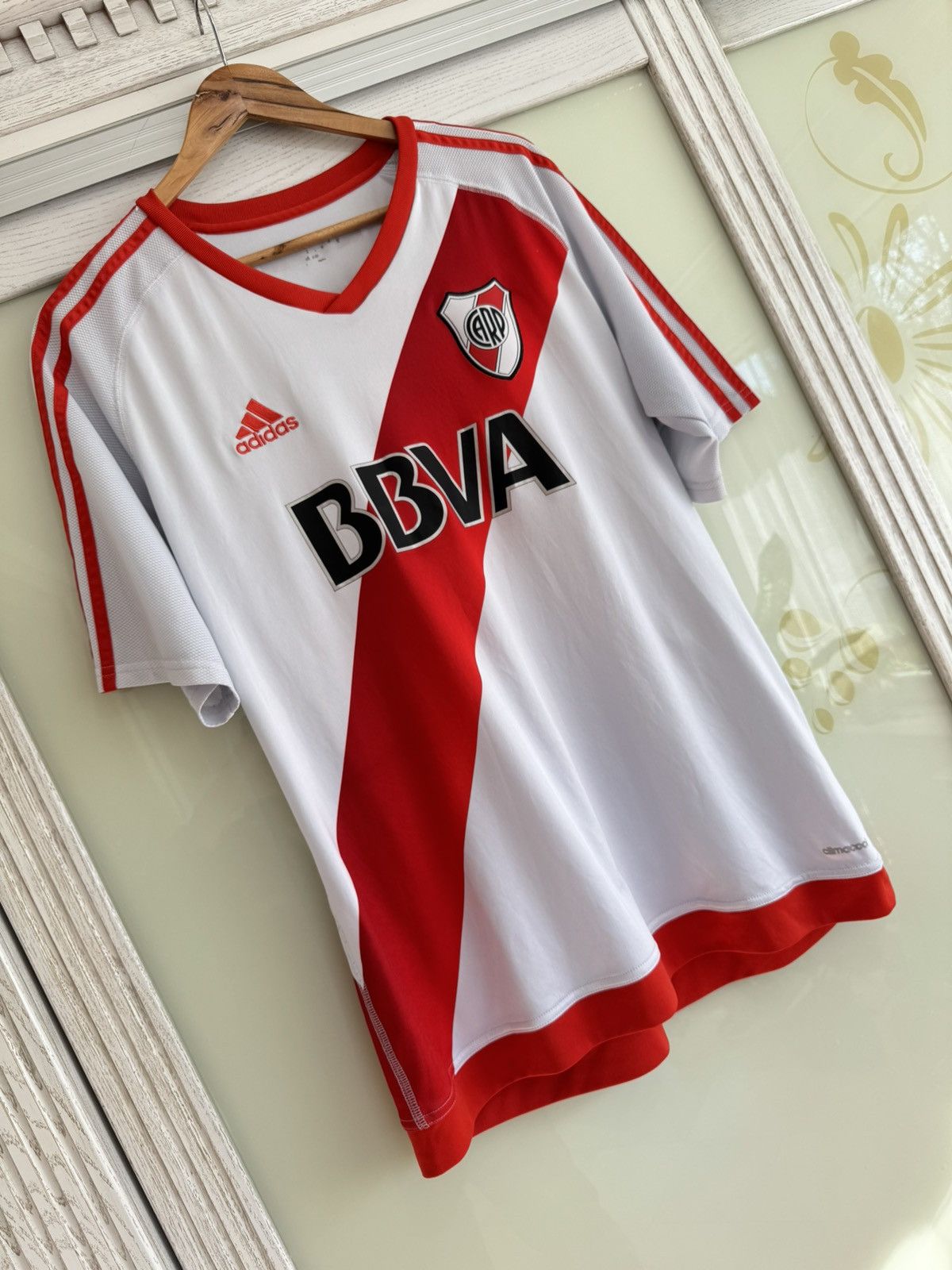 Adidas River Plate 2016-2017 Home Soccer Jersey Football Kit Shirt Size US XL / EU 56 / 4 - 4 Thumbnail
