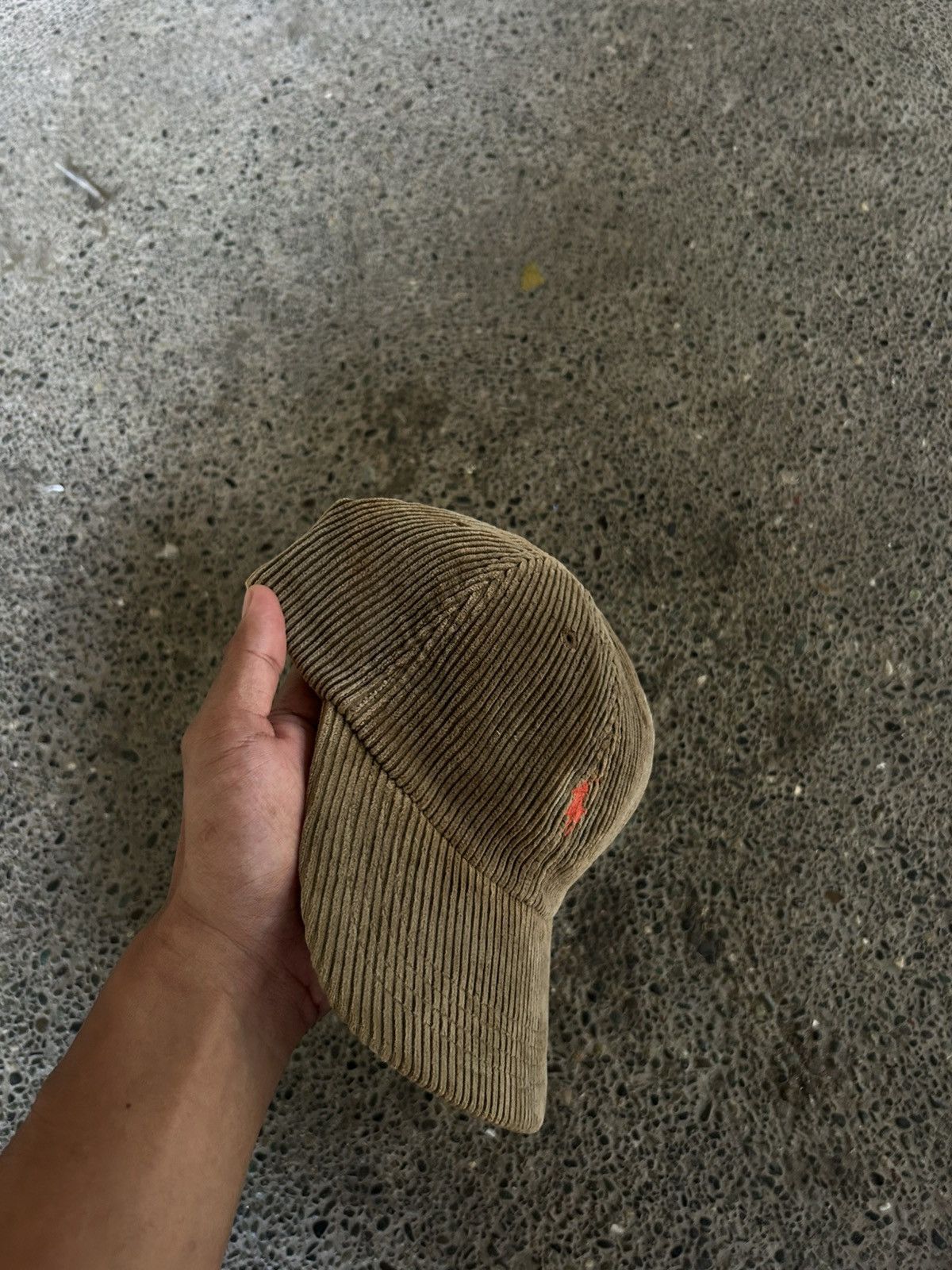 Polo Ralph Lauren Polo Ralph Lauren x Rare Corduroy Chino Ball Cap Size ONE SIZE - 2 Thumbnail