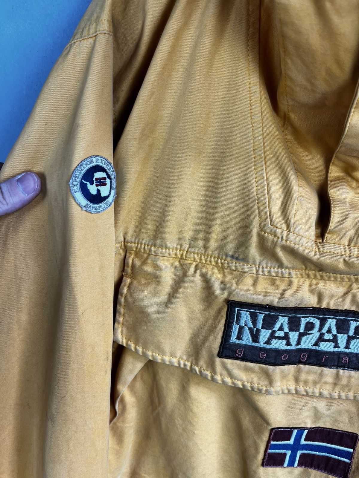 Napapijri napapijri anorak vintage jacket 90s size L Size US L / EU 52-54 / 3 - 18 Thumbnail