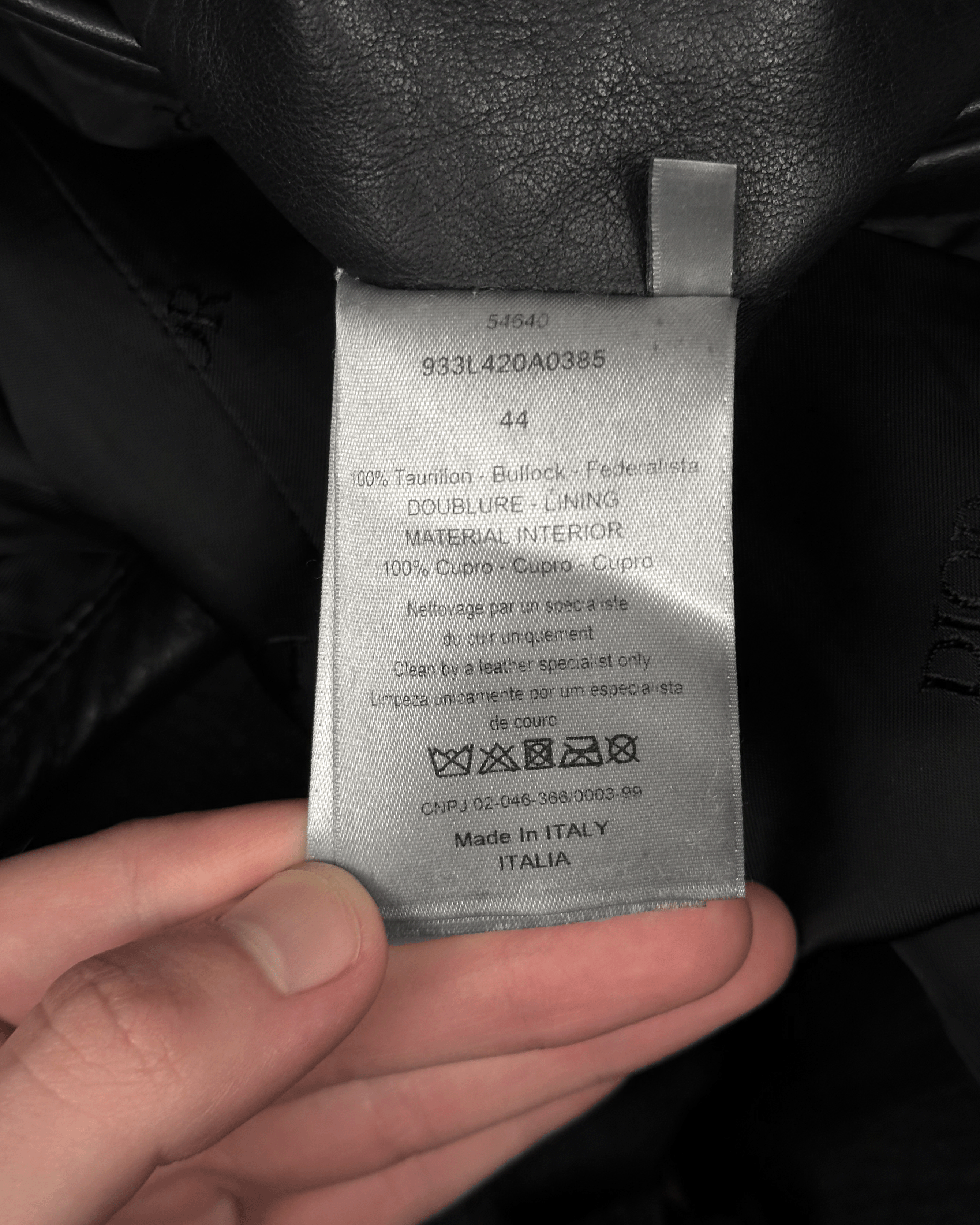 Dior Dior Homme Saddle Pocket Biker Leather Jacket Size US M / EU 48-50 / 2 - 10 Thumbnail