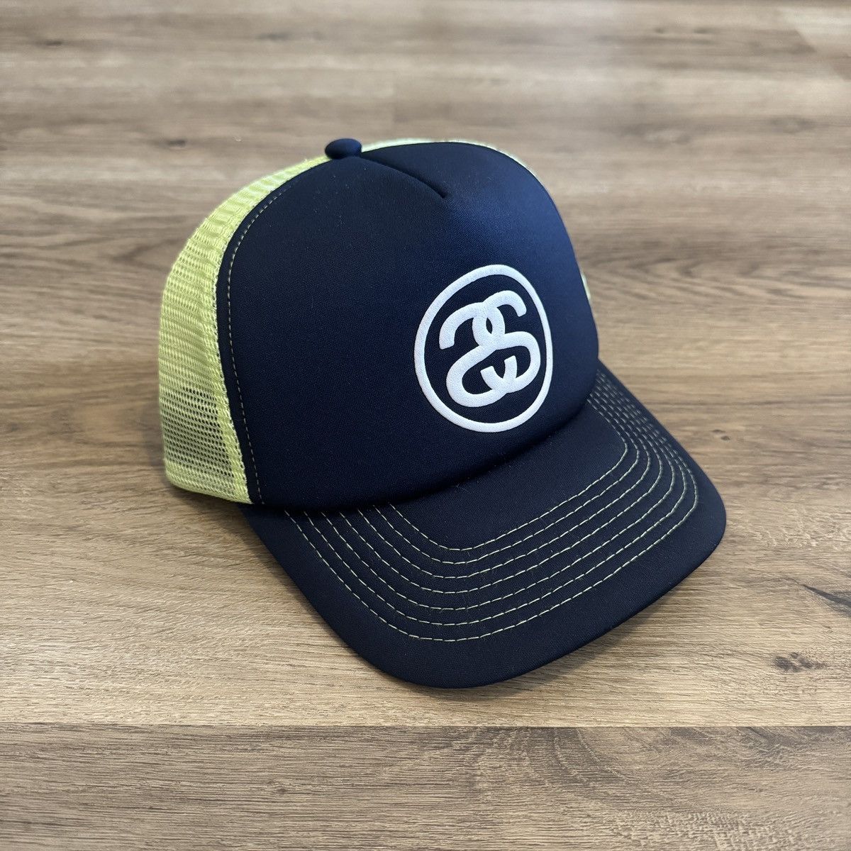 Stussy Stussy Leopard SS Link Trucker Snapback Hat | Grailed