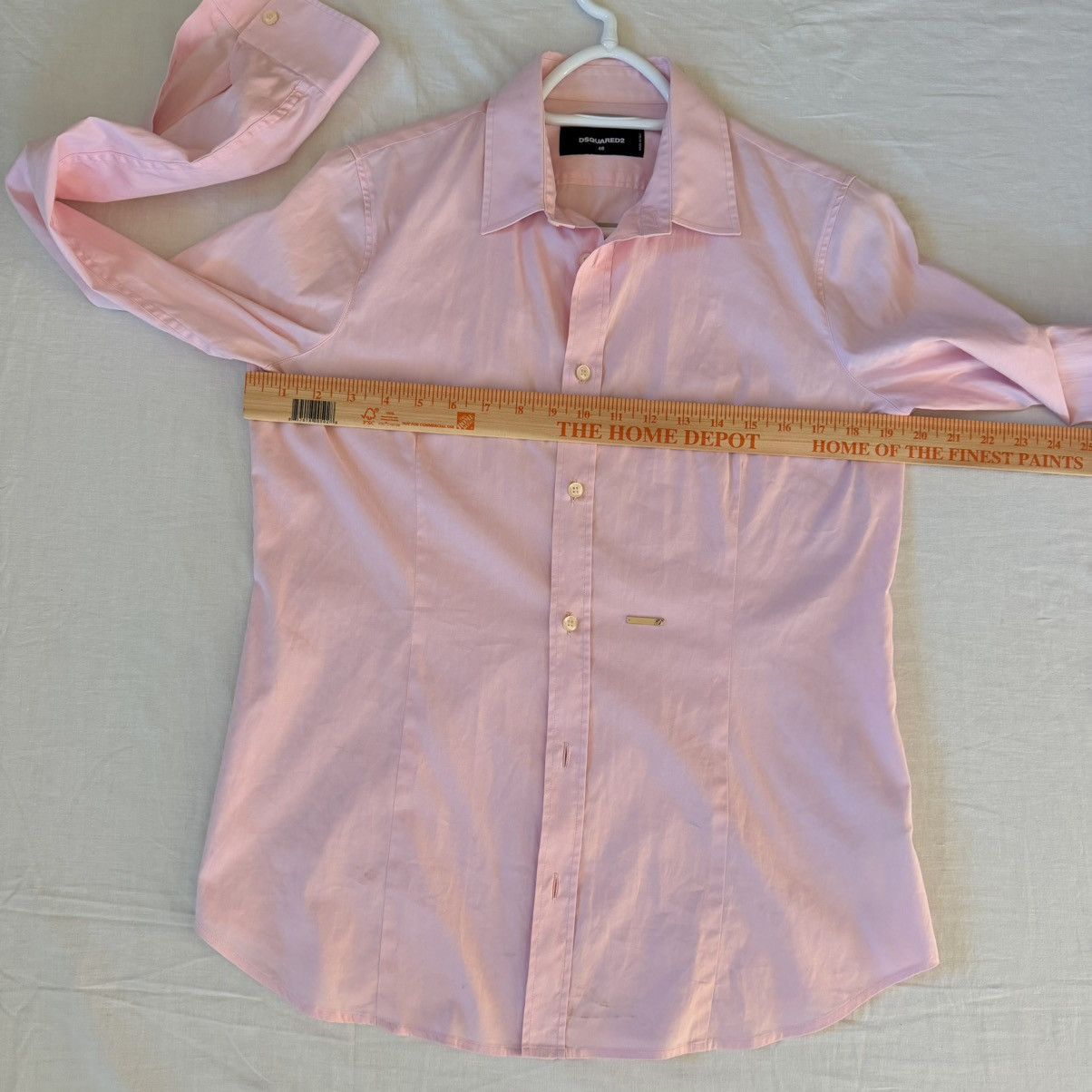 Dsquared2 Dsquared2 Women Pink Button Up Shirt Logo Plaque Italy Made Size XL / US 12-14 / IT 48-50 - 16 Thumbnail